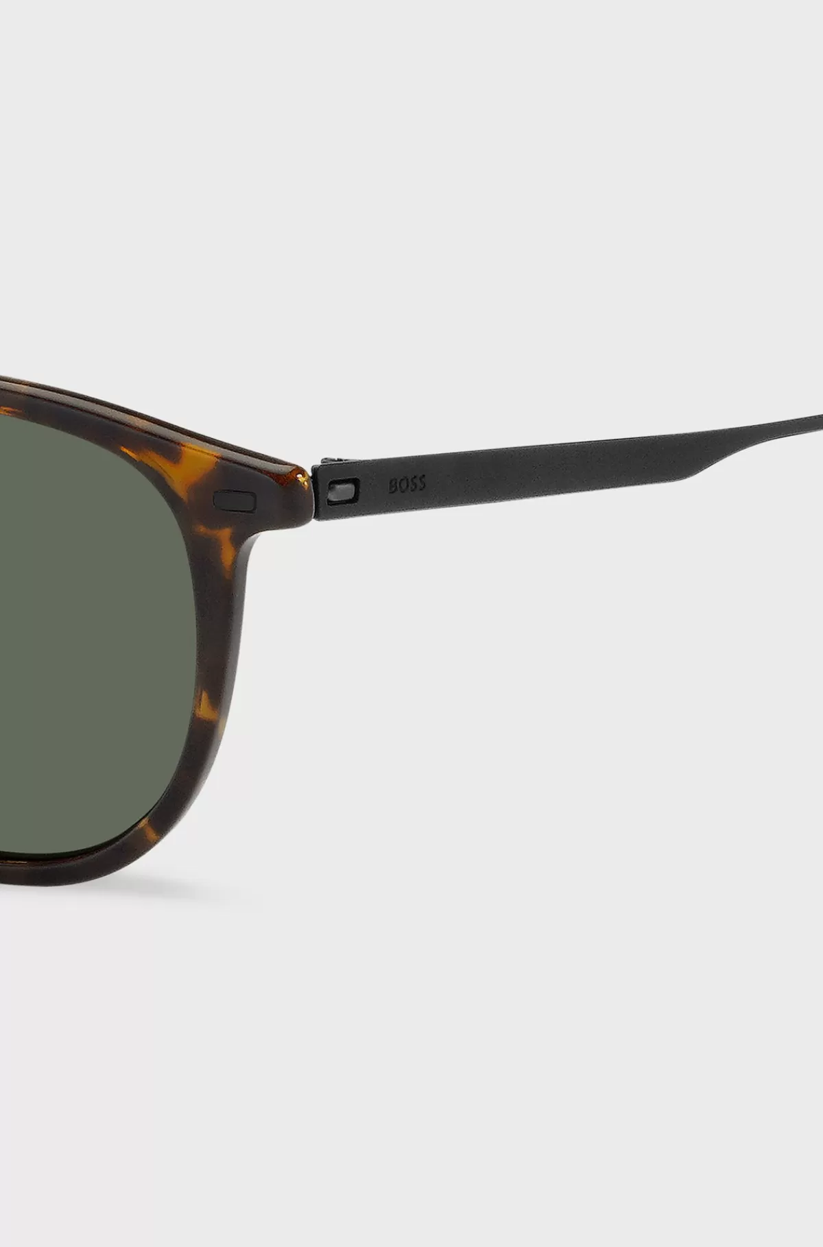 HUGO BOSS Solbriller I Havana-acetat Med Stålstænger Brun Best Sale
