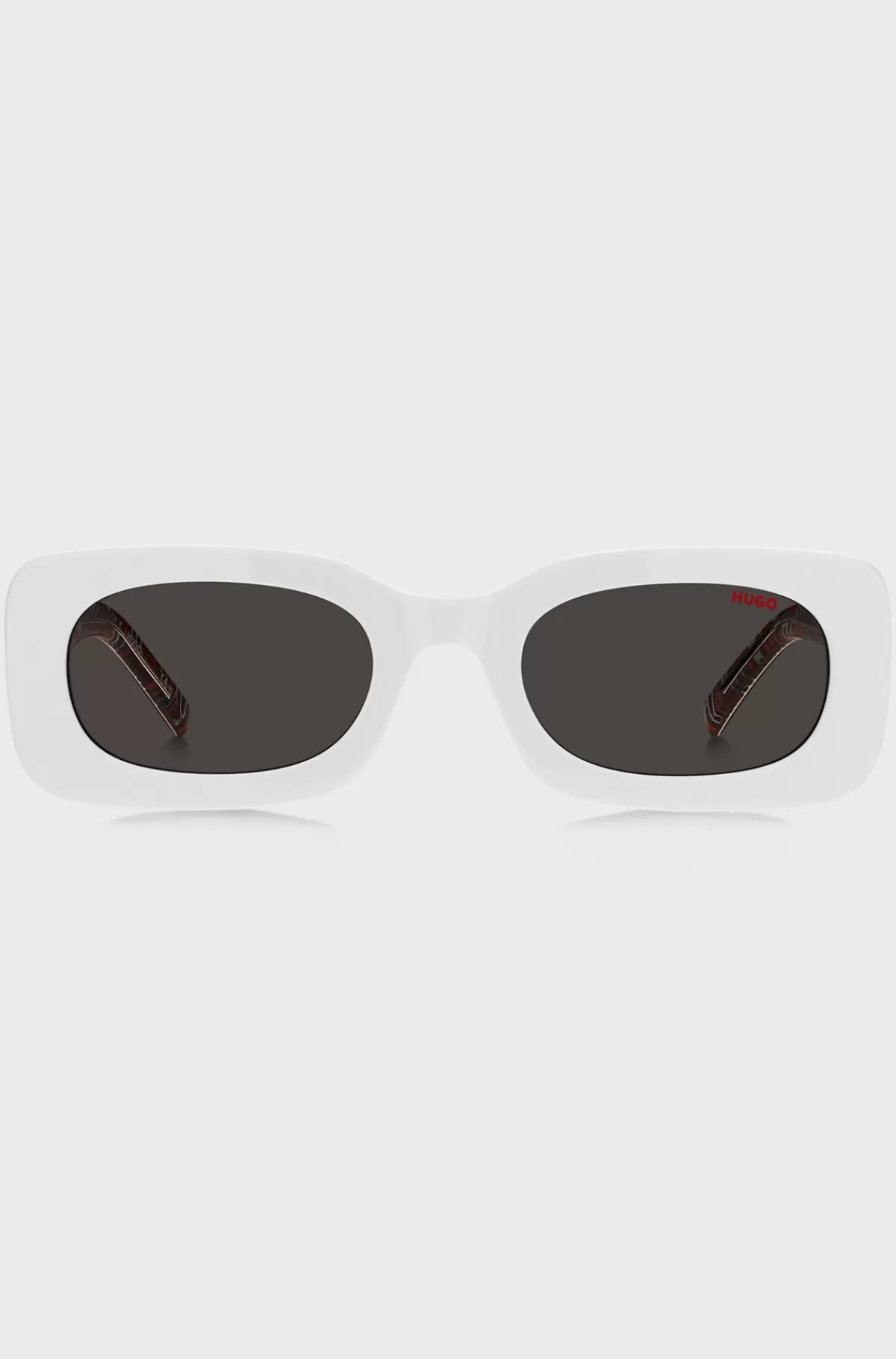 HUGO BOSS Solbriller I t Acetat Med Aftagelig Sloganstrop Hvid Discount