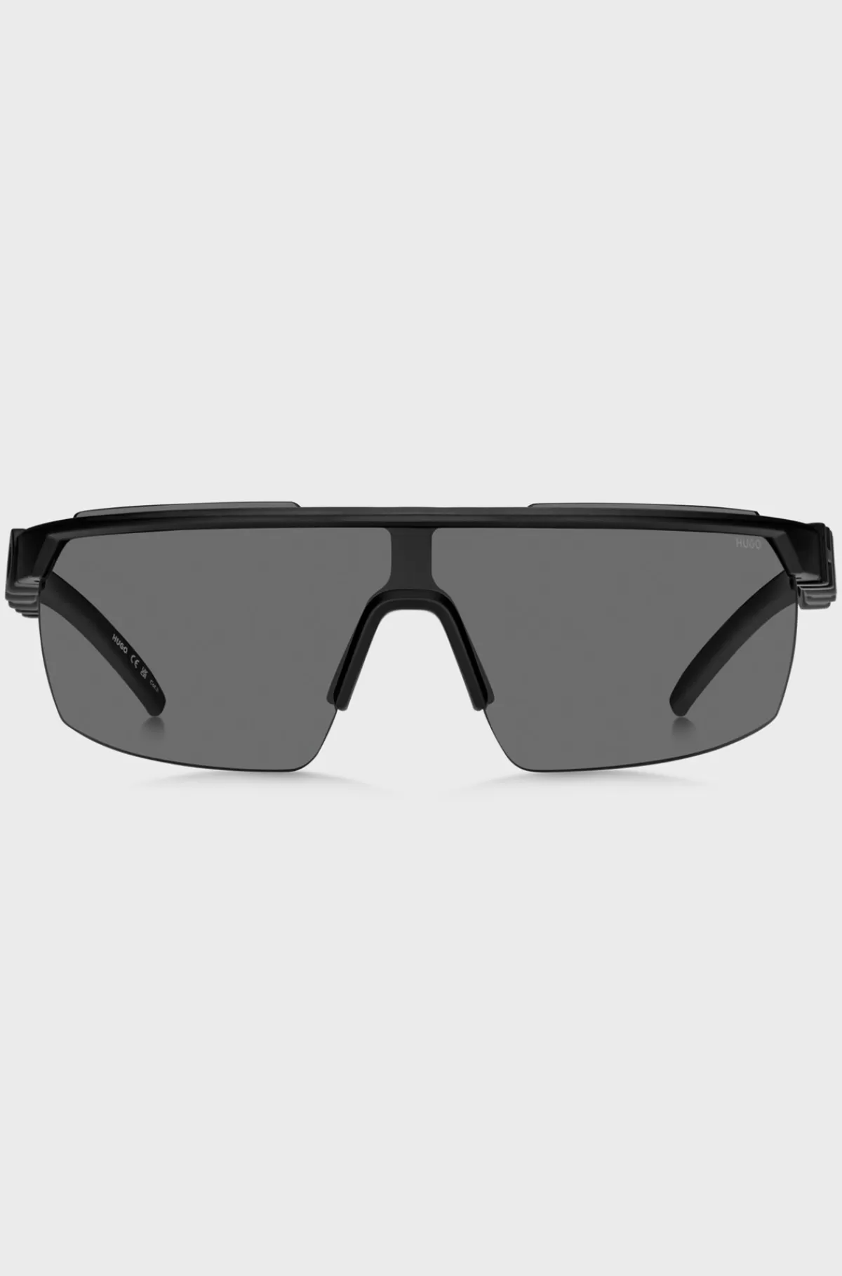 HUGO BOSS Solbriller I Maskestil I Acetat Med 3D-logo På Stængerne Sort Cheap