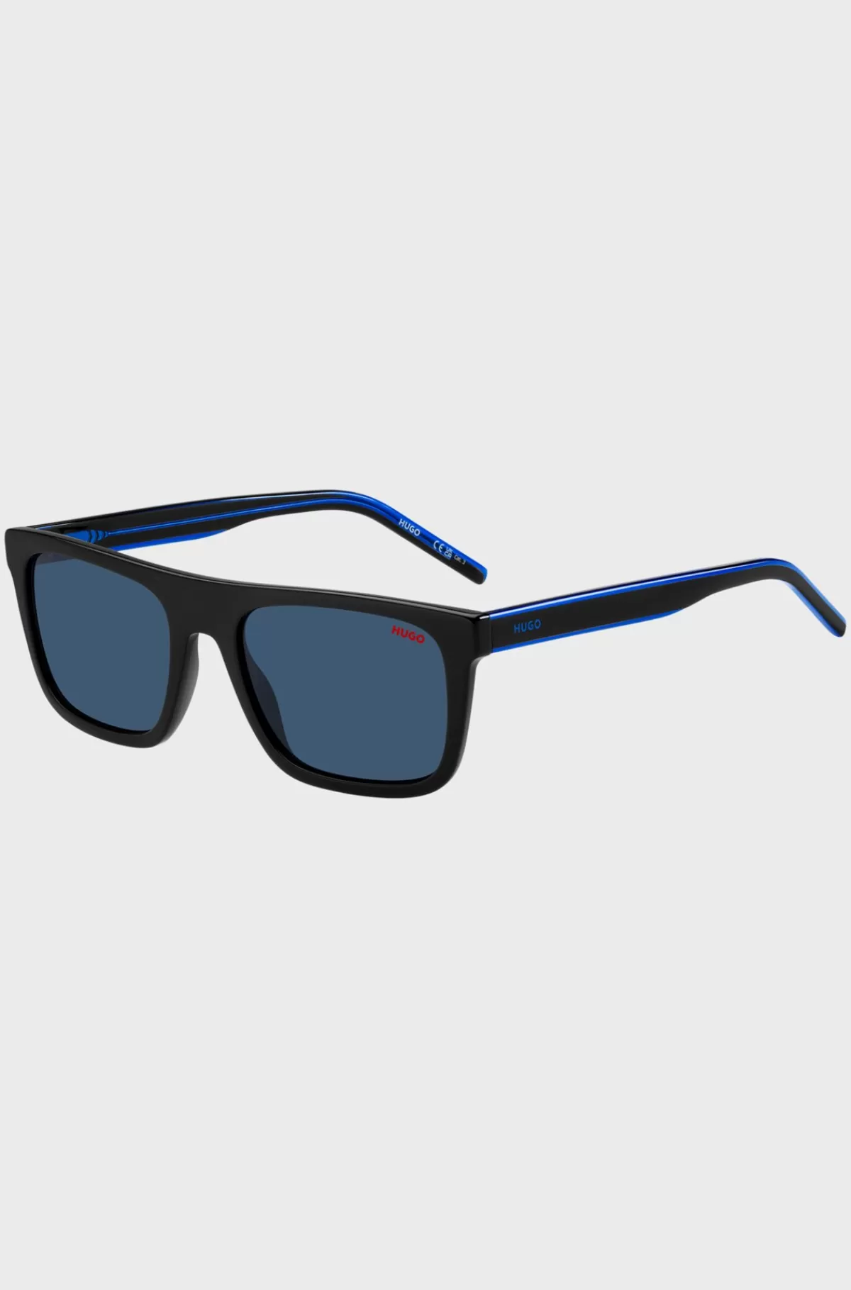 HUGO BOSS Solbriller I Acetat Med Blåtonede Glas Sort Hot