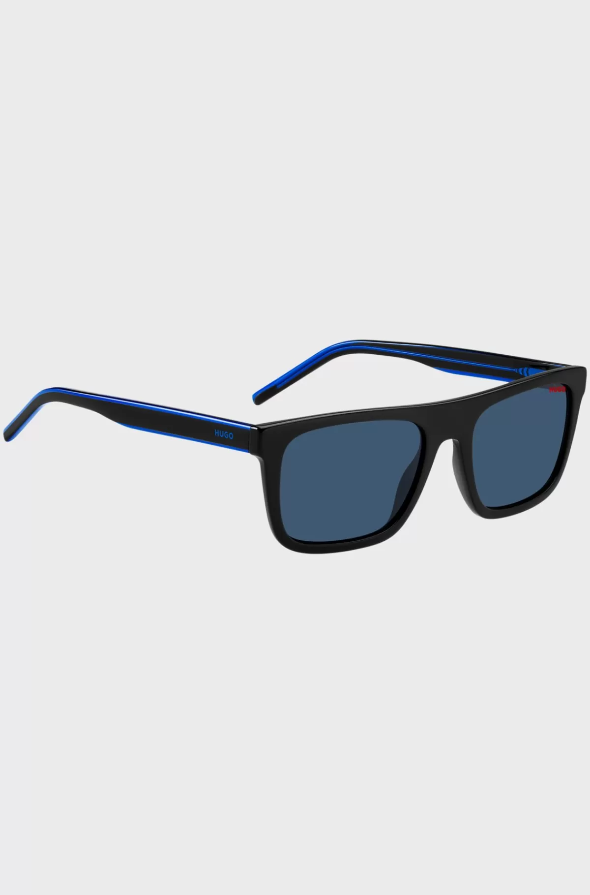 HUGO BOSS Solbriller I Acetat Med Blåtonede Glas Sort Hot