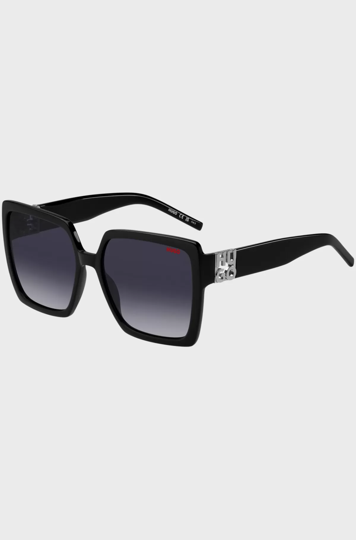 HUGO BOSS Solbriller I Acetat Med Stablet Logo Sort Best