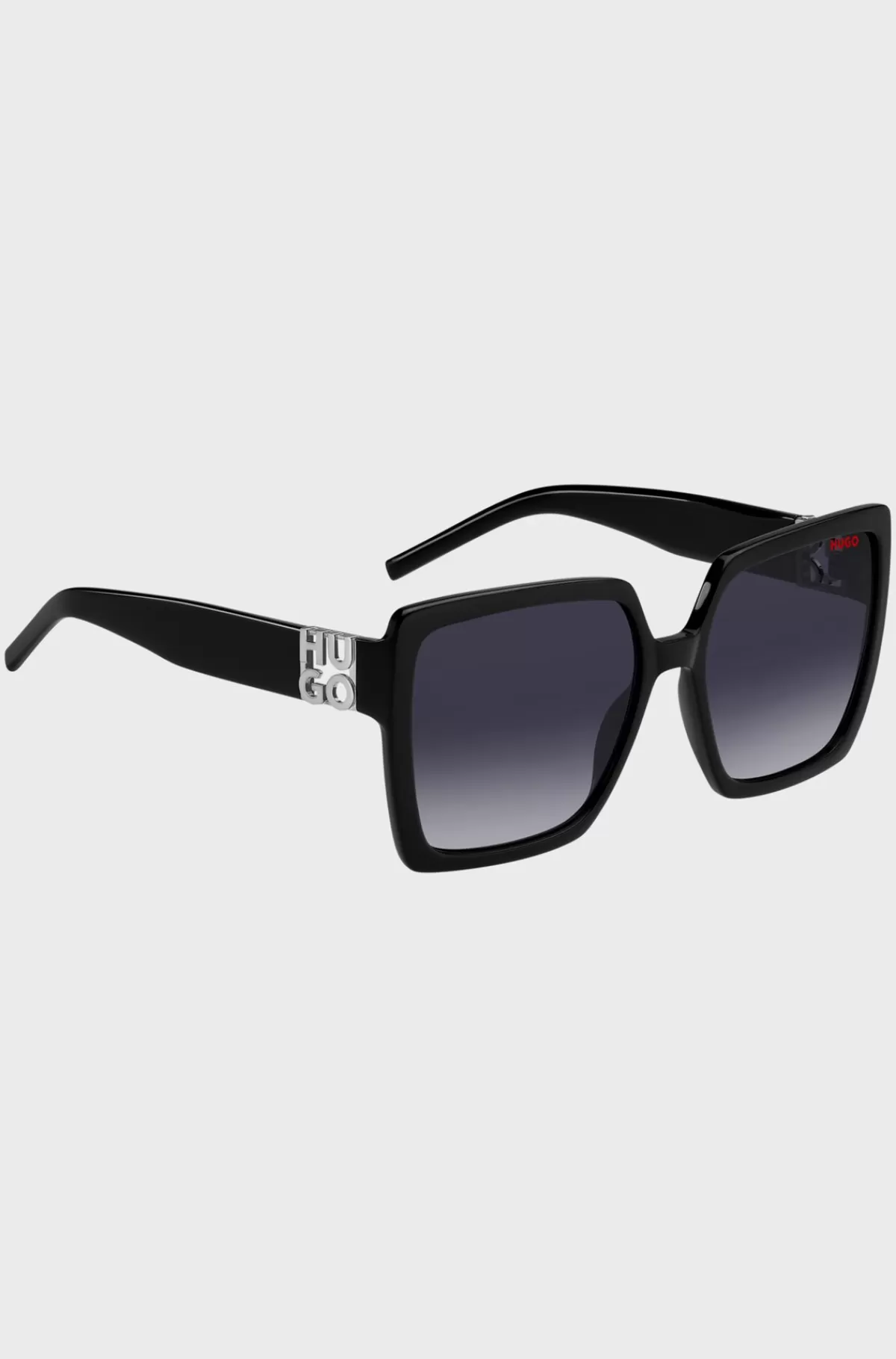 HUGO BOSS Solbriller I Acetat Med Stablet Logo Sort Best
