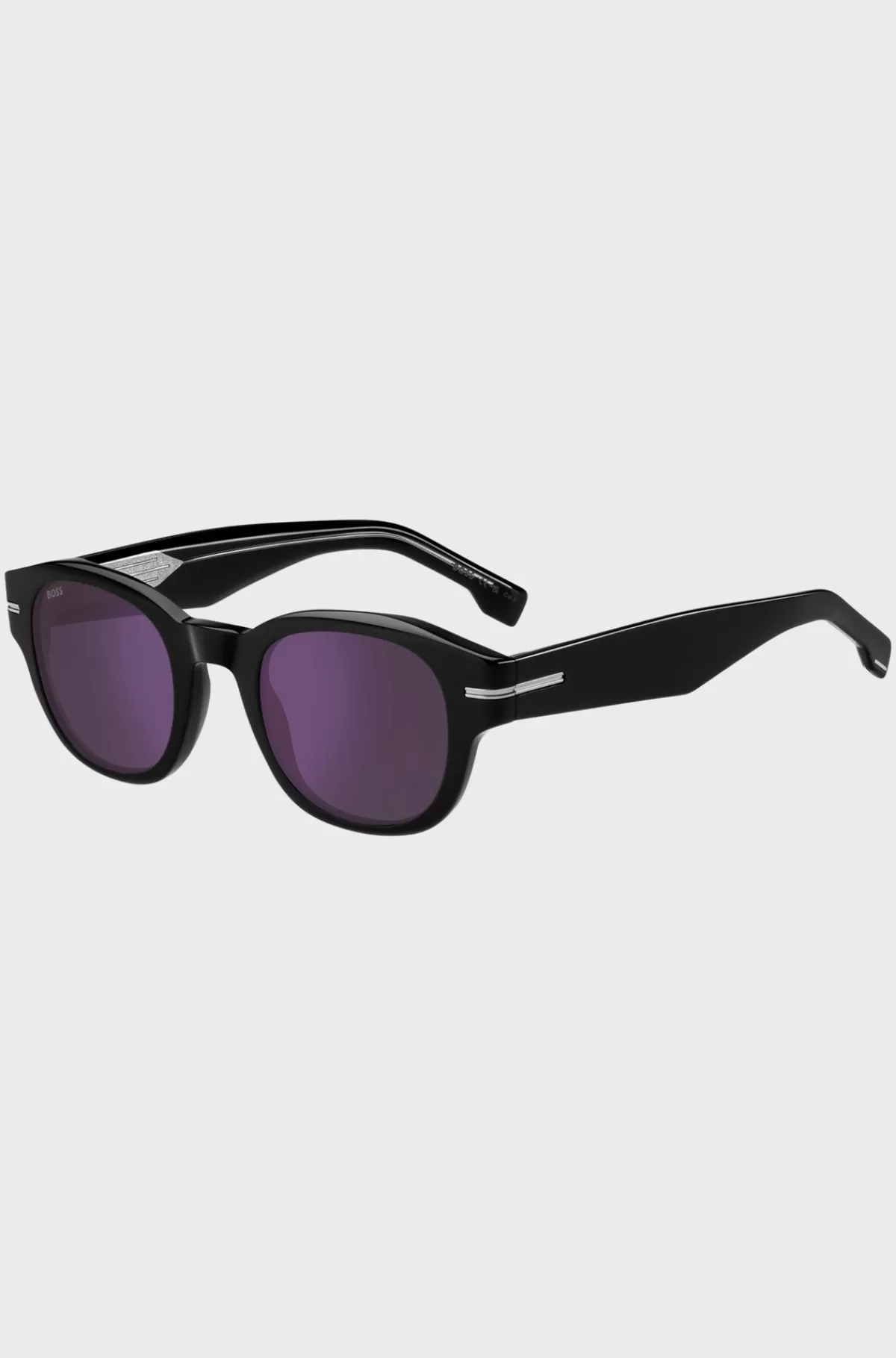 HUGO BOSS Solbriller I Acetat Med Violette Glas Sort Cheap