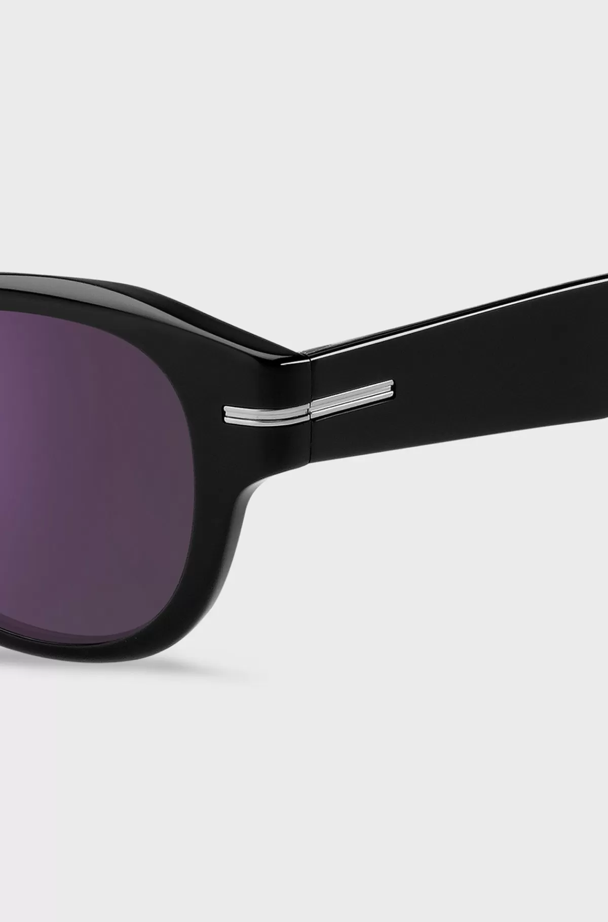 HUGO BOSS Solbriller I Acetat Med Violette Glas Sort Cheap
