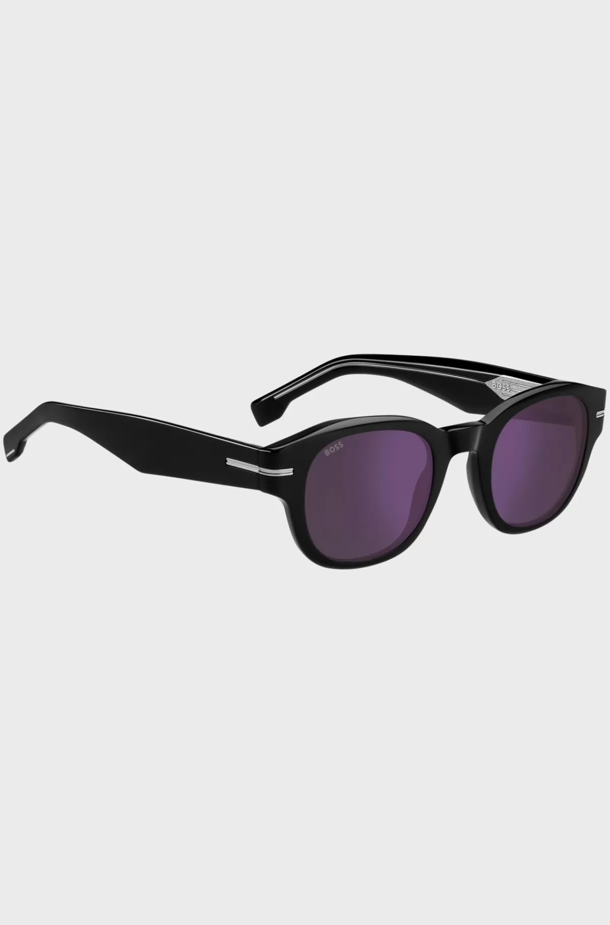 HUGO BOSS Solbriller I Acetat Med Violette Glas Sort Cheap