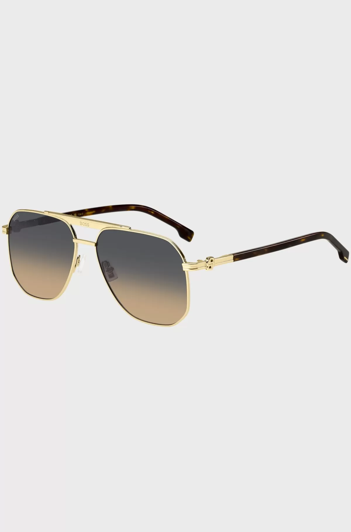 HUGO BOSS Solbriller Med Dobbelt B-monogram Guld Fashion