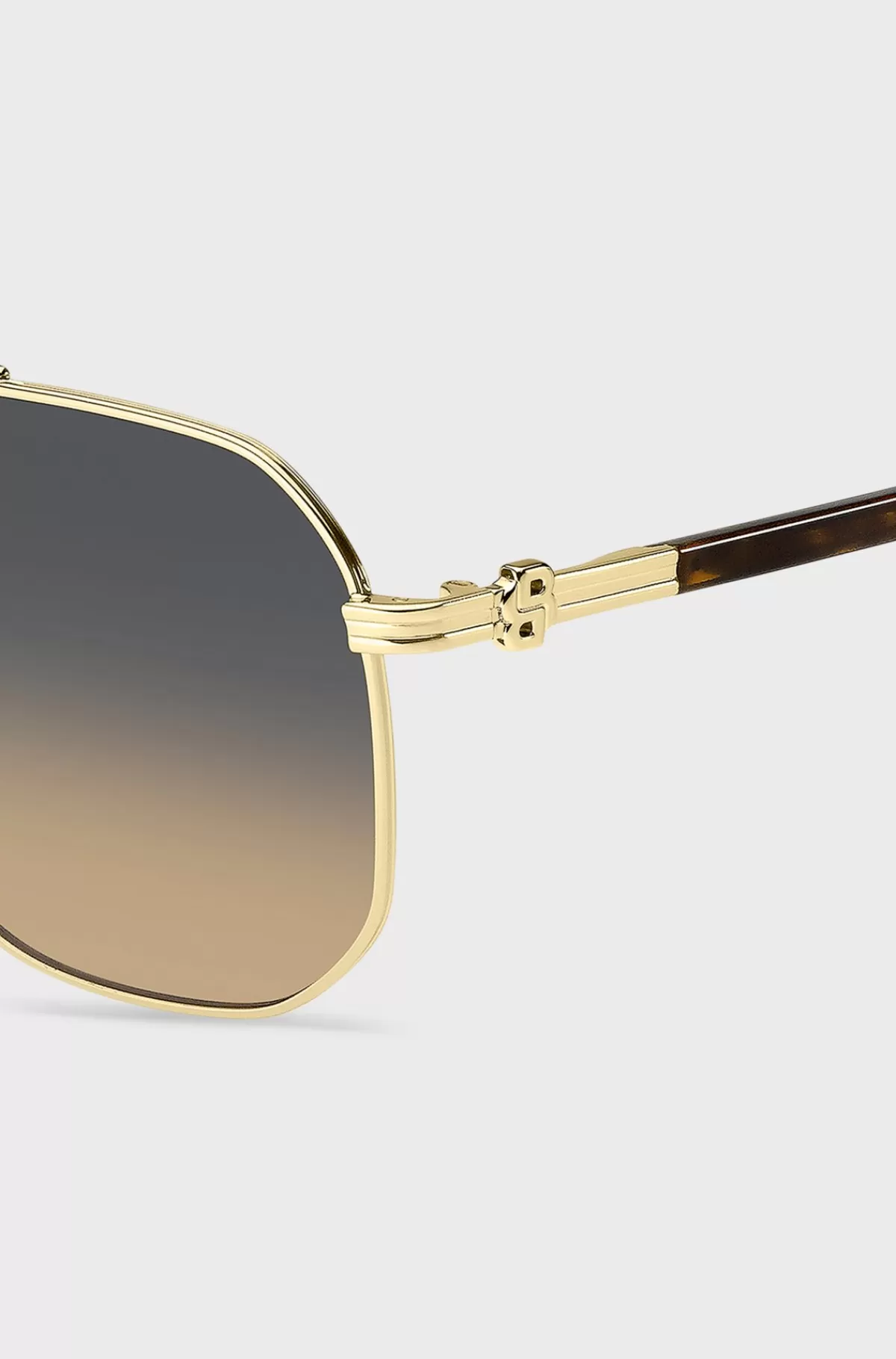 HUGO BOSS Solbriller Med Dobbelt B-monogram Guld Fashion