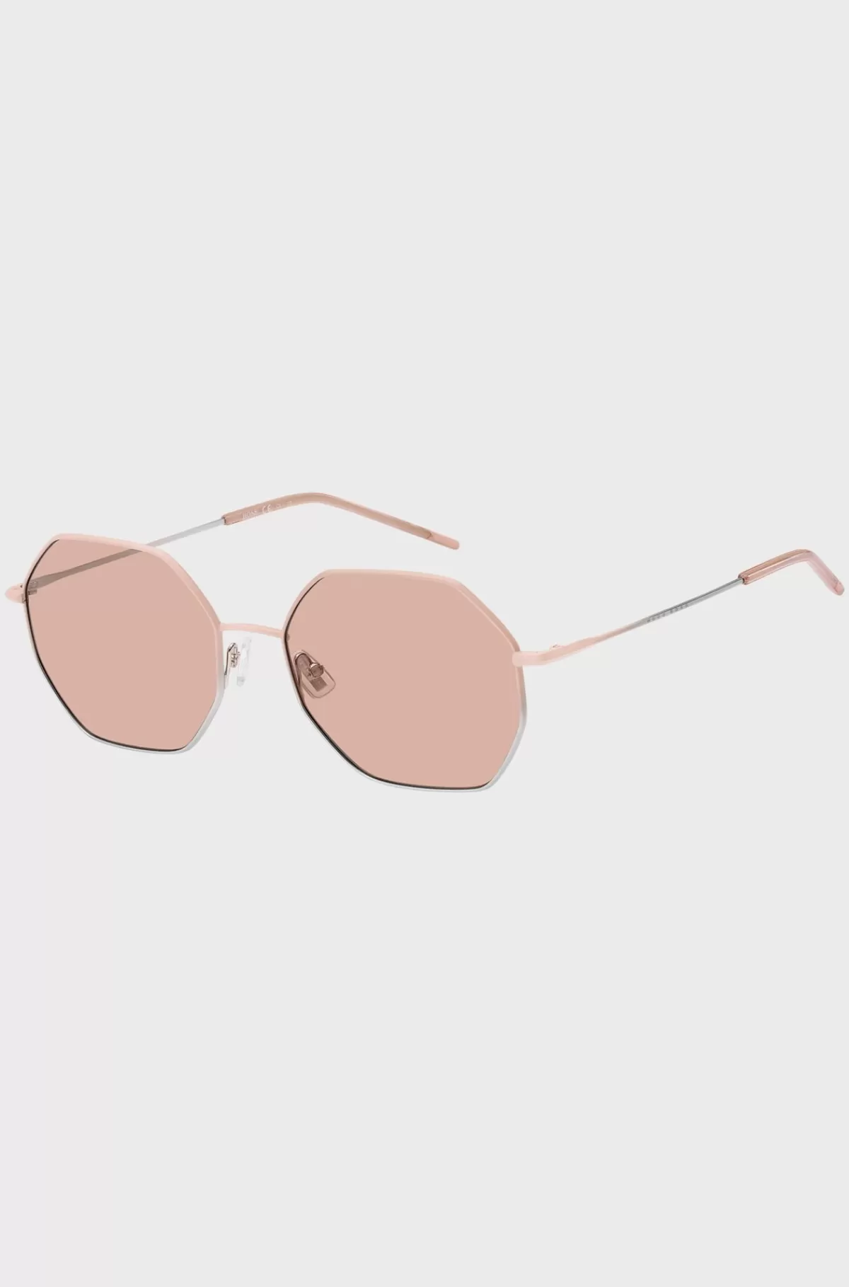 HUGO BOSS Solbriller Med Rørformede Stænger Og Lyserøde Og Sølvfarvede Gradueringer Pink New