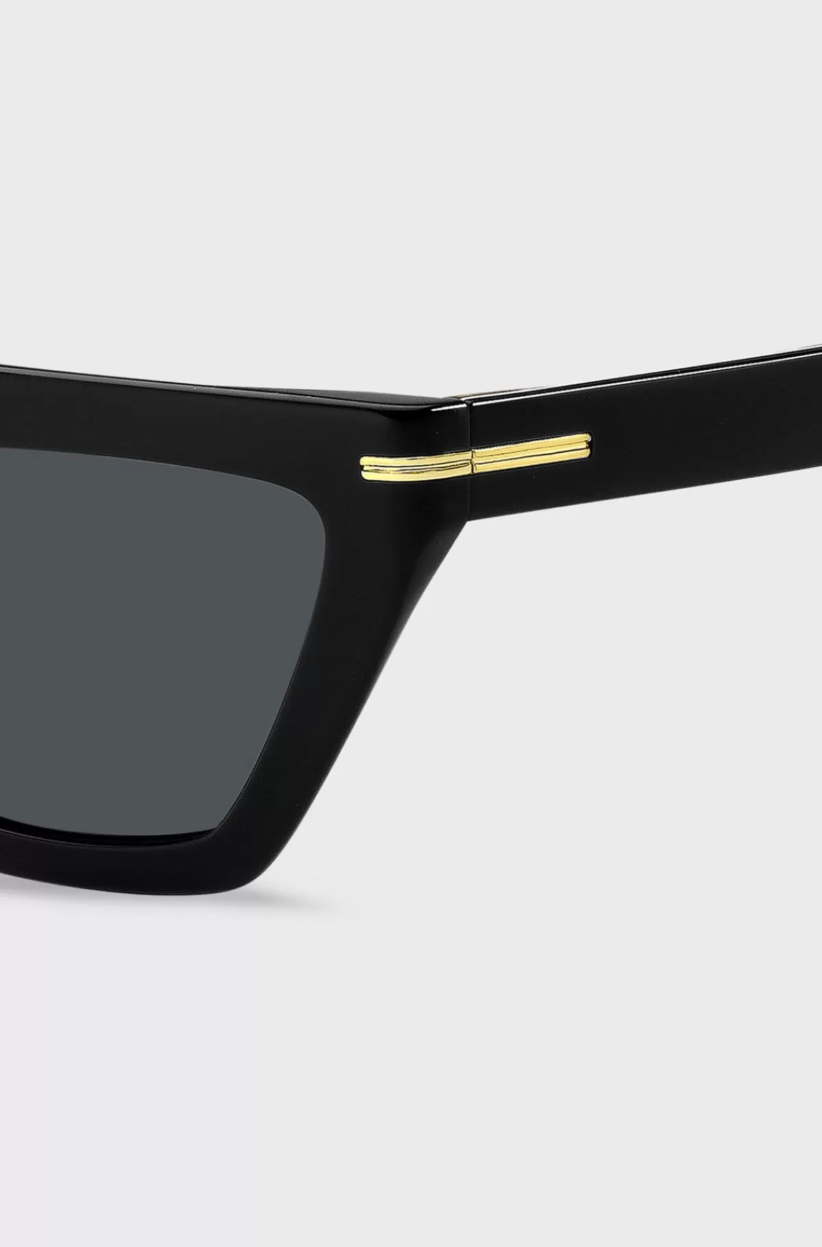 HUGO BOSS e Acetatsolbriller Med Guldfarvede Detaljer Sort Flash Sale