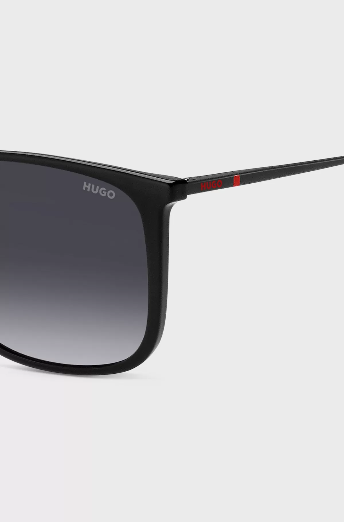 HUGO BOSS e Solbriller Med Røde Signaturdetaljer Sort Flash Sale