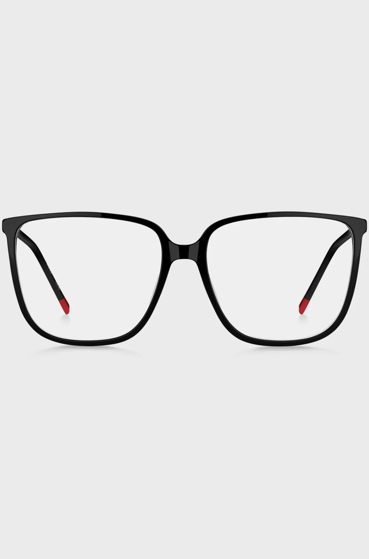 HUGO BOSS Stel Til Briller Med Styrke Af Sort Acetat Med Guldfarvede Stænger Lyseblå Outlet