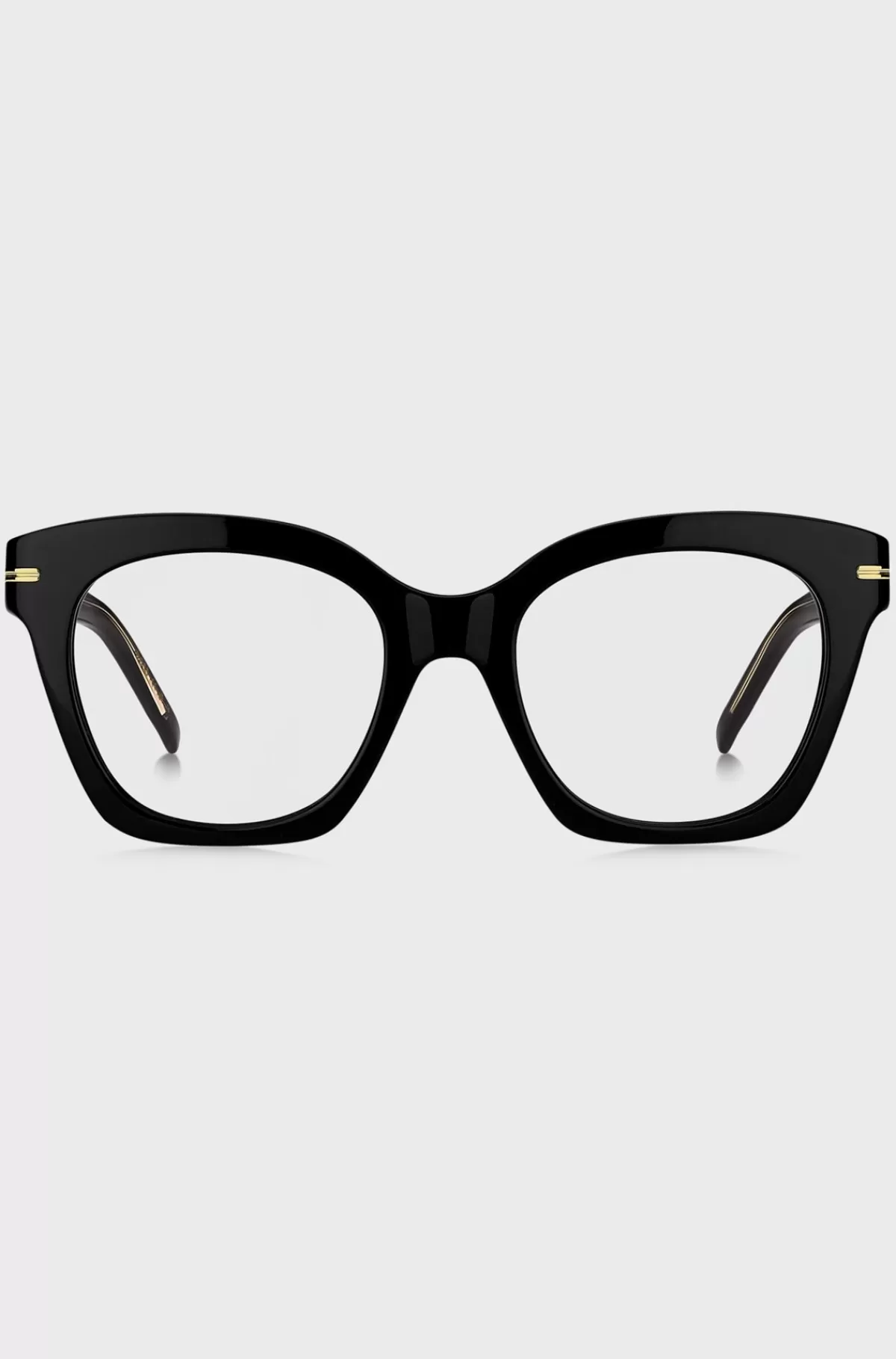 HUGO BOSS Stel Til Briller Med Styrke Fremstillet Af Acetat Med Guldfarvet Metal Sort New