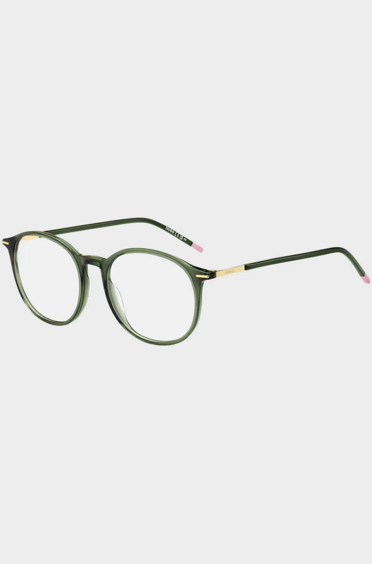 HUGO BOSS Stel Til Briller Med Styrke I Acetat Med Guldfarvede Signaturdetaljer Grøn Hot