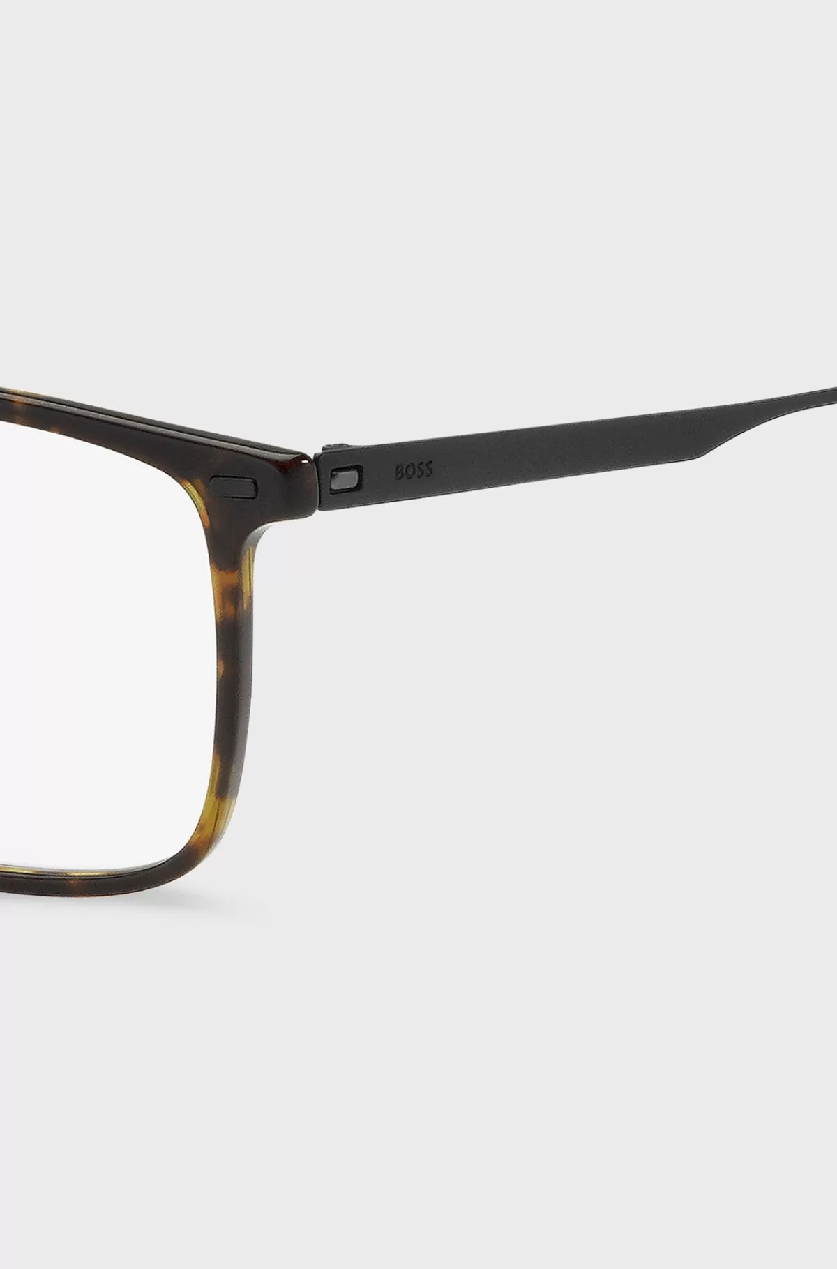 HUGO BOSS Stel Til Briller Med Styrke I Havana-acetat Med Stænger I Sort Acetat Brun Cheap