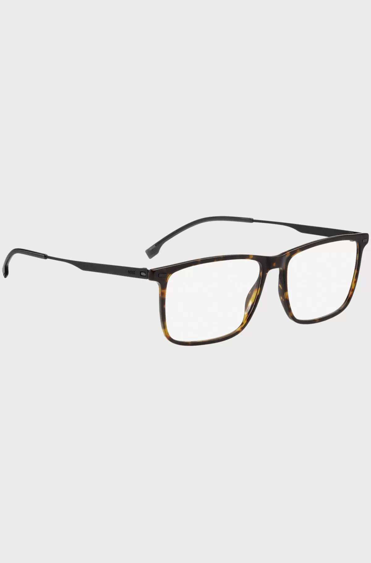 HUGO BOSS Stel Til Briller Med Styrke I Havana-acetat Med Stænger I Sort Acetat Brun Cheap