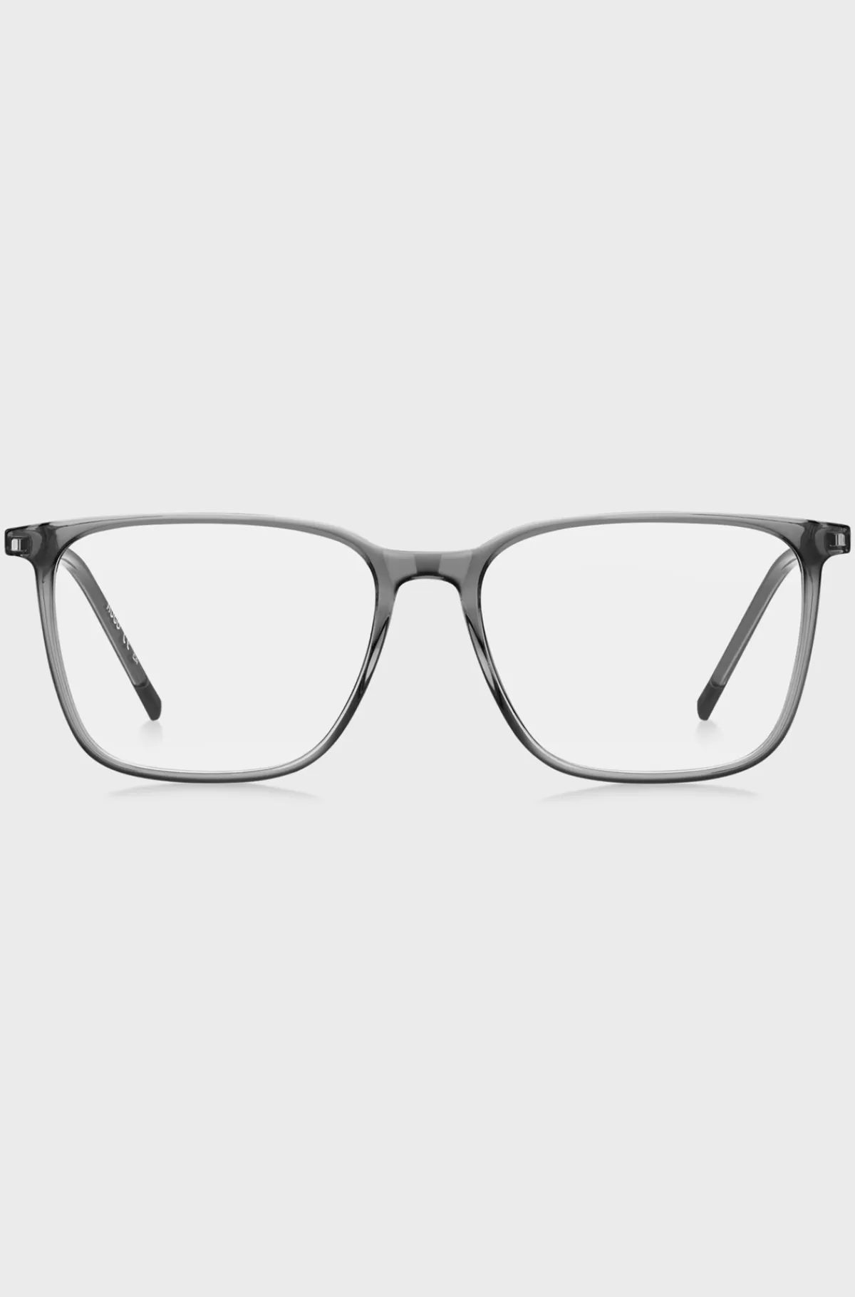 HUGO BOSS Stel Til Briller Med Styrke I Transparent t Acetat Med Metalstænger Grå Cheap