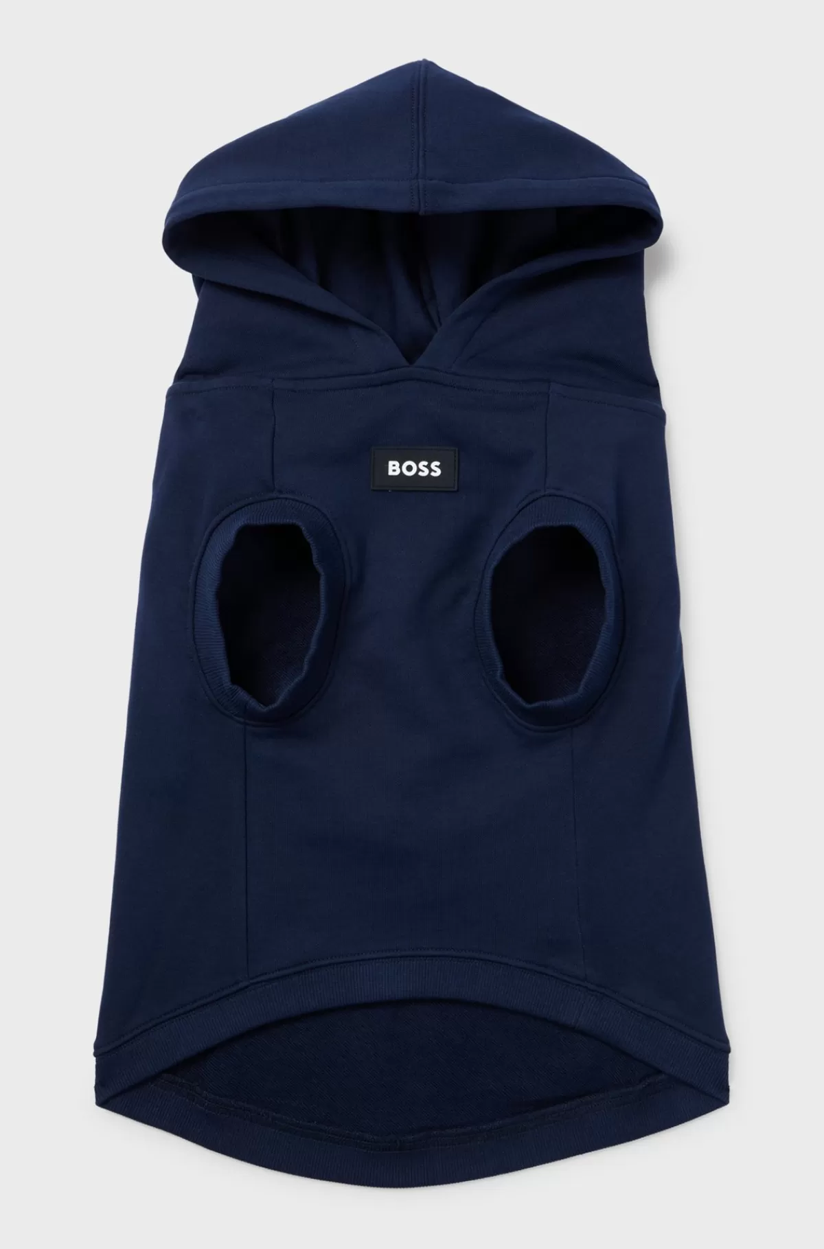 HUGO BOSS Strandhættetrøje I Bomuld Til Hunde Med Tryk Af Palmetræ Mørkeblå Store