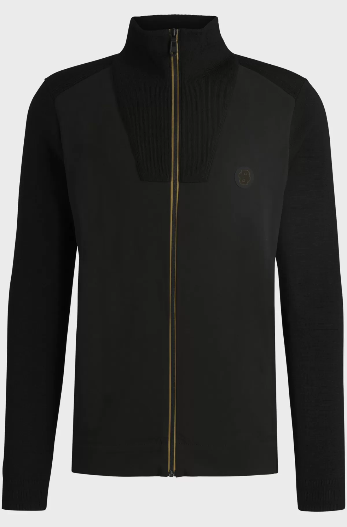 HUGO BOSS Strikjakke Med Dobbelt B-monogram Sort Sale