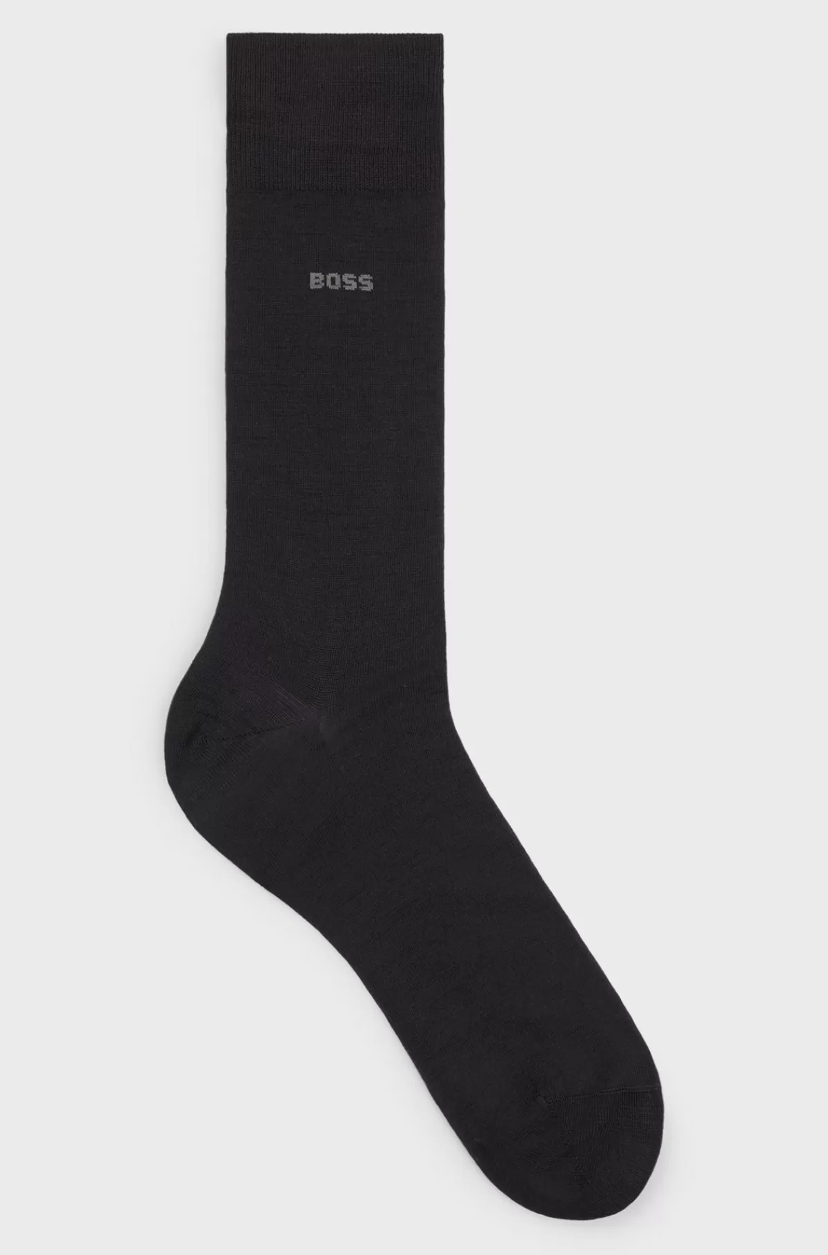 HUGO BOSS Strømper I Almindelig Længde Med Logo Fremstillet I En Uldblanding Sort Hot