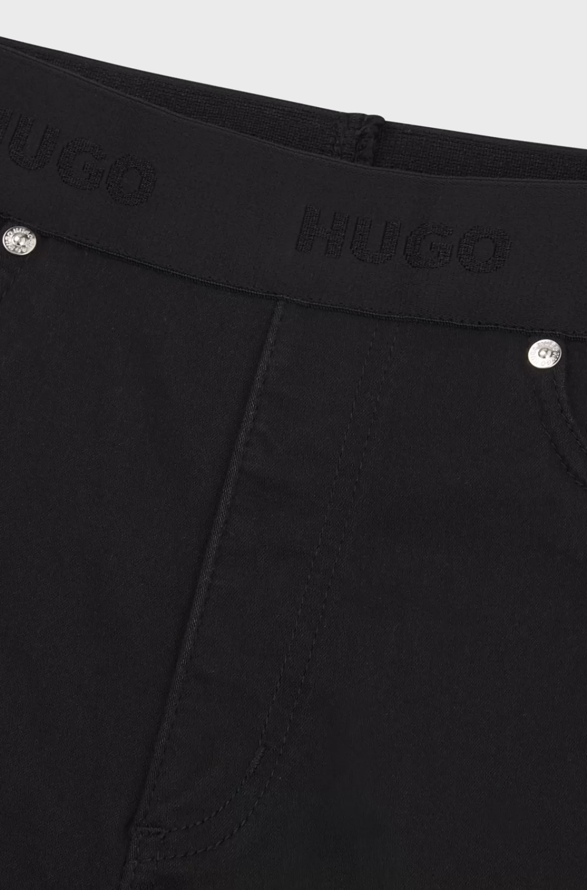 HUGO BOSS Super Skinny Fit Jeggings I Denim Med Ekstra Stræk Sort Best Sale
