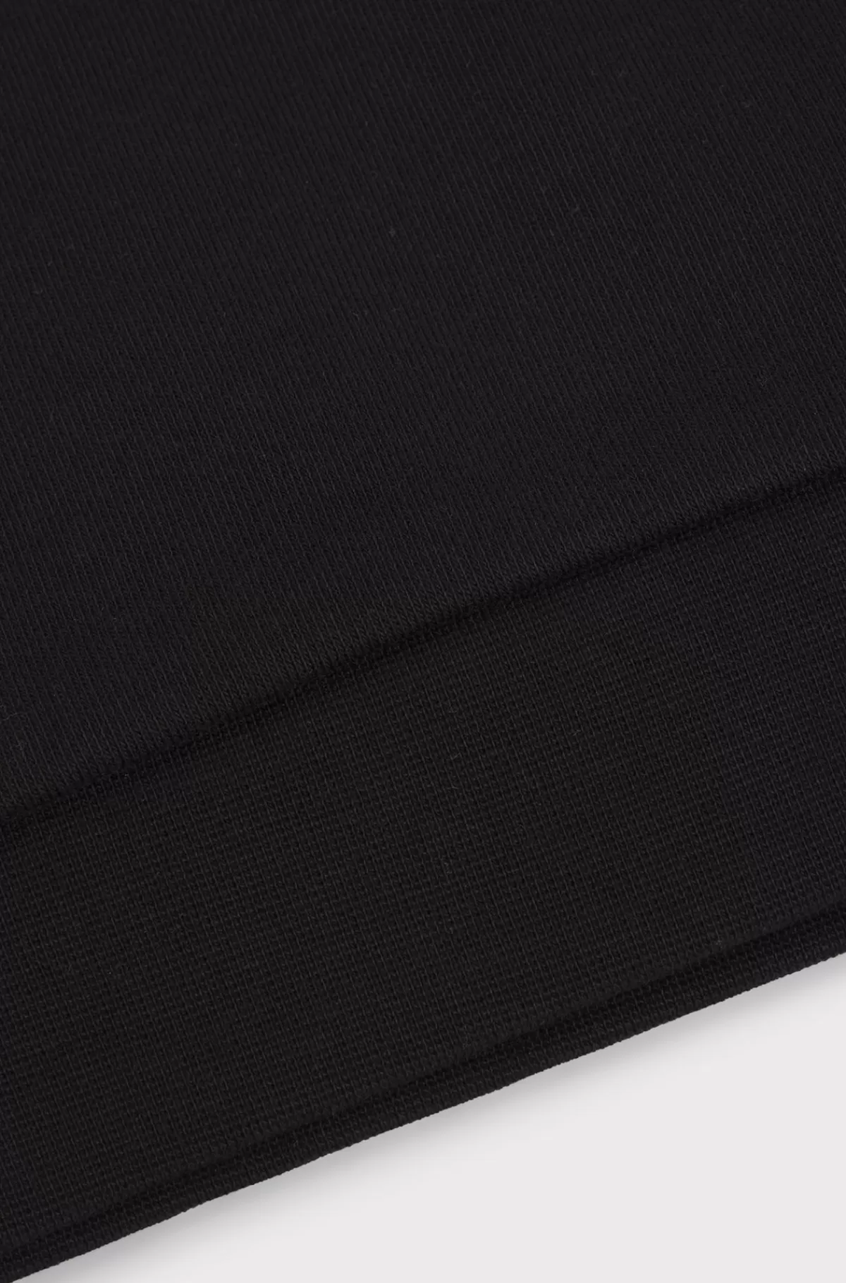 HUGO BOSS Sweatshirt Til Børn I Fleece Af Bomuldsblanding Med Lodret Logo Sort Discount