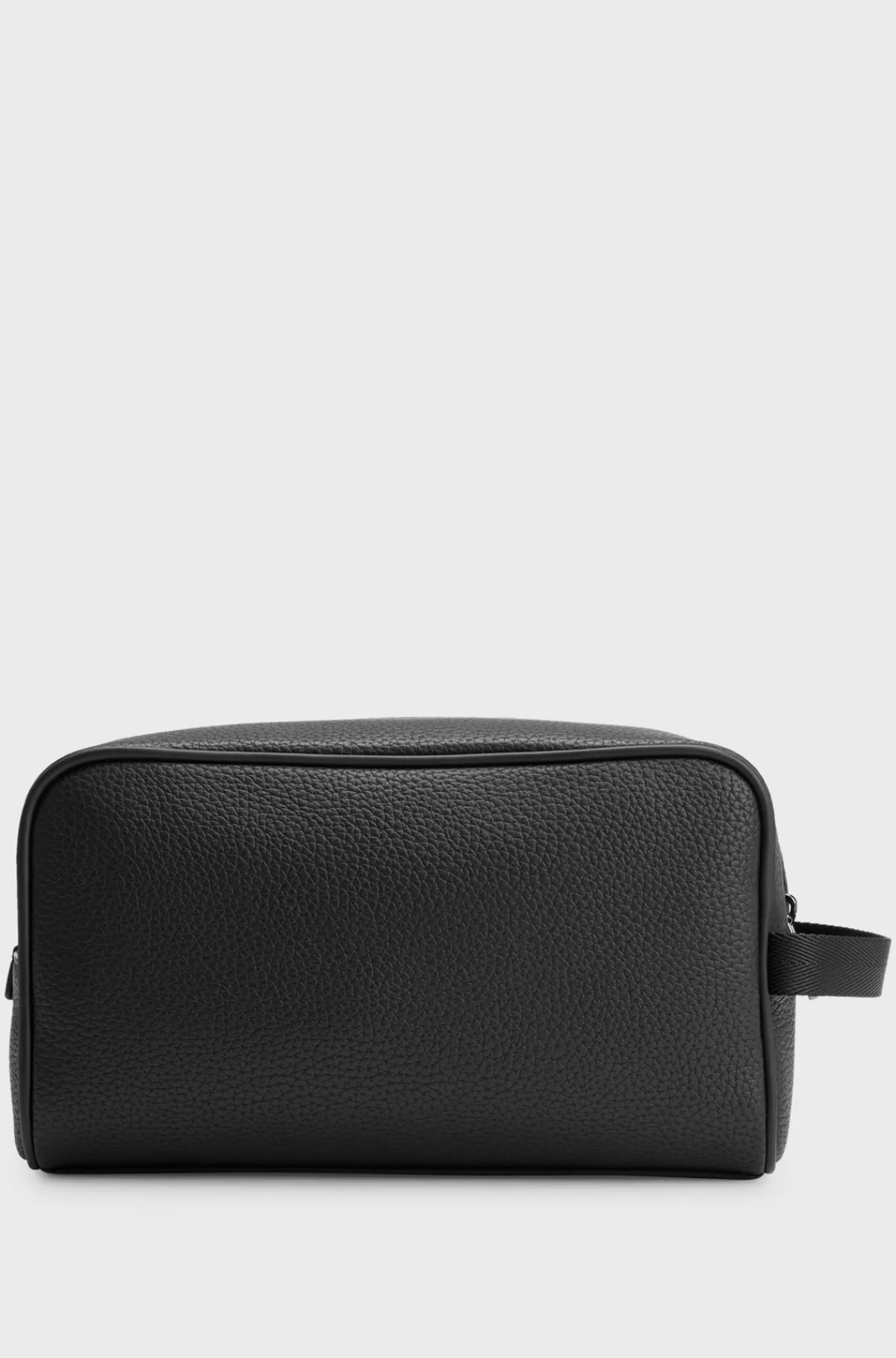 HUGO BOSS Toilettaske Med Struktur Og Stablet Logo Sort Best Sale