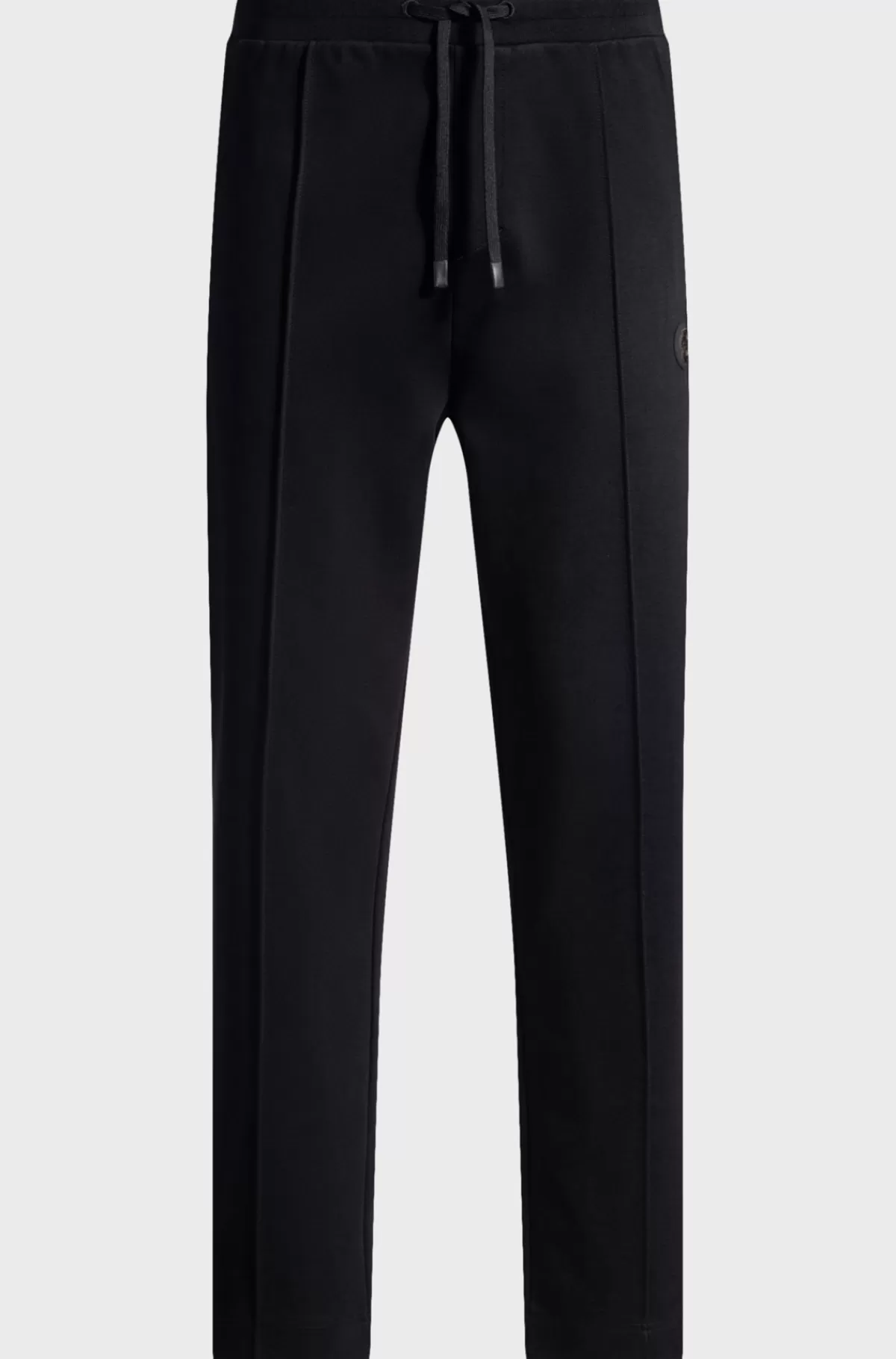 HUGO BOSS Tracksuit-bukser I En Bomuldsblanding Med Dobbelt B-monogram Sort Clearance
