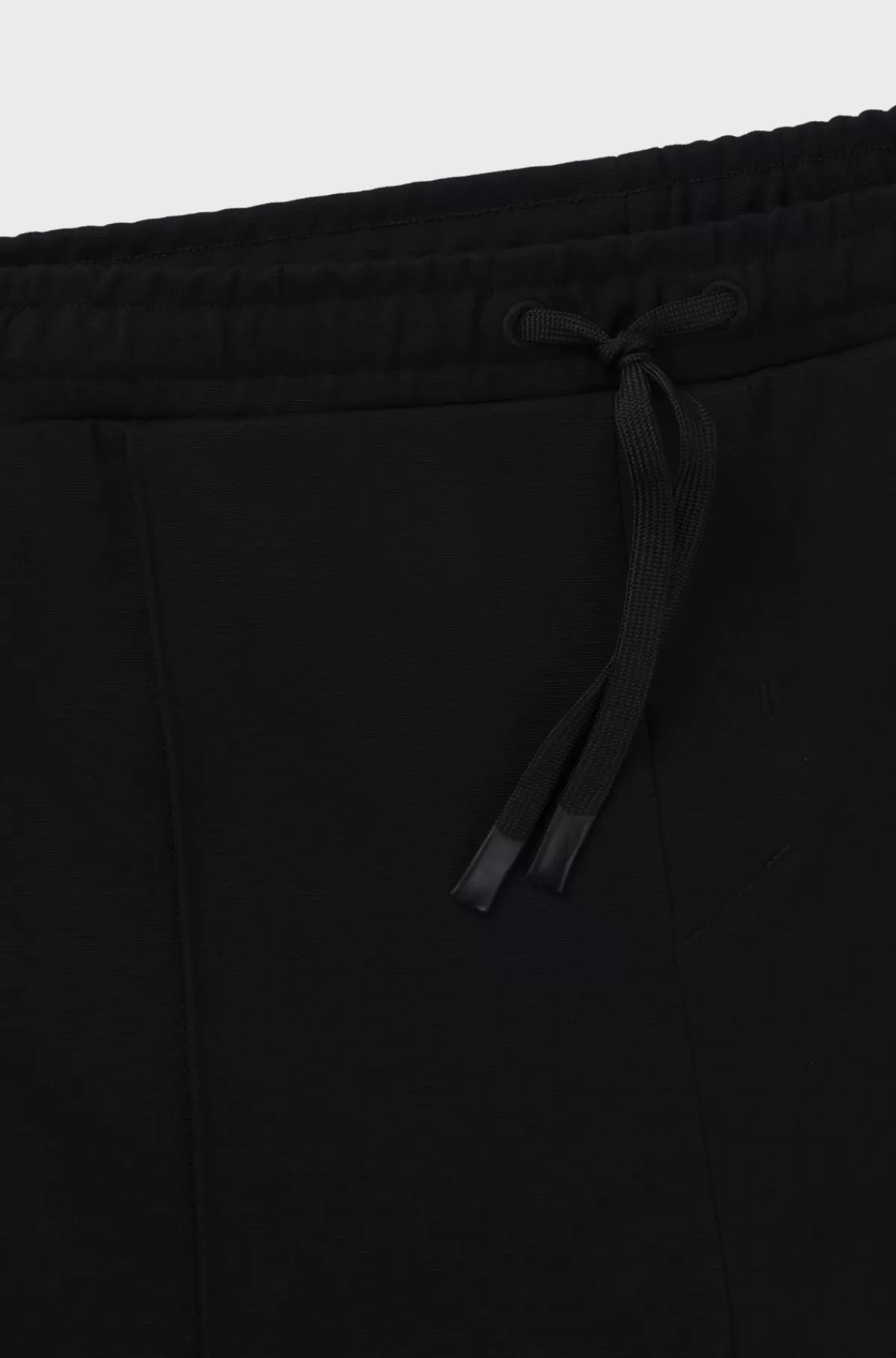 HUGO BOSS Tracksuit-bukser I En Bomuldsblanding Med Dobbelt B-monogram Sort Clearance