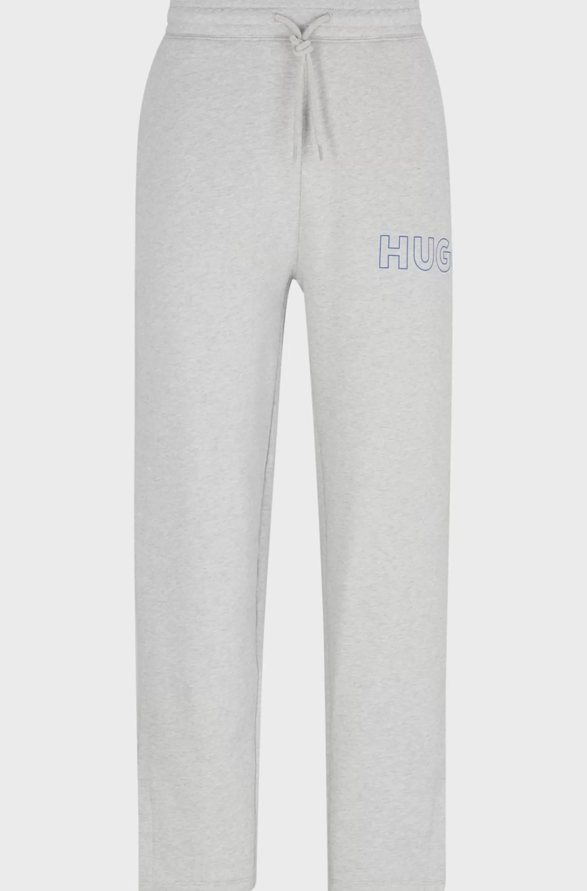 HUGO BOSS Tracksuit-bukser I Sweatkvalitet Af Bomuld Med Loose Fit Og Konturlogo Lysegrå Online