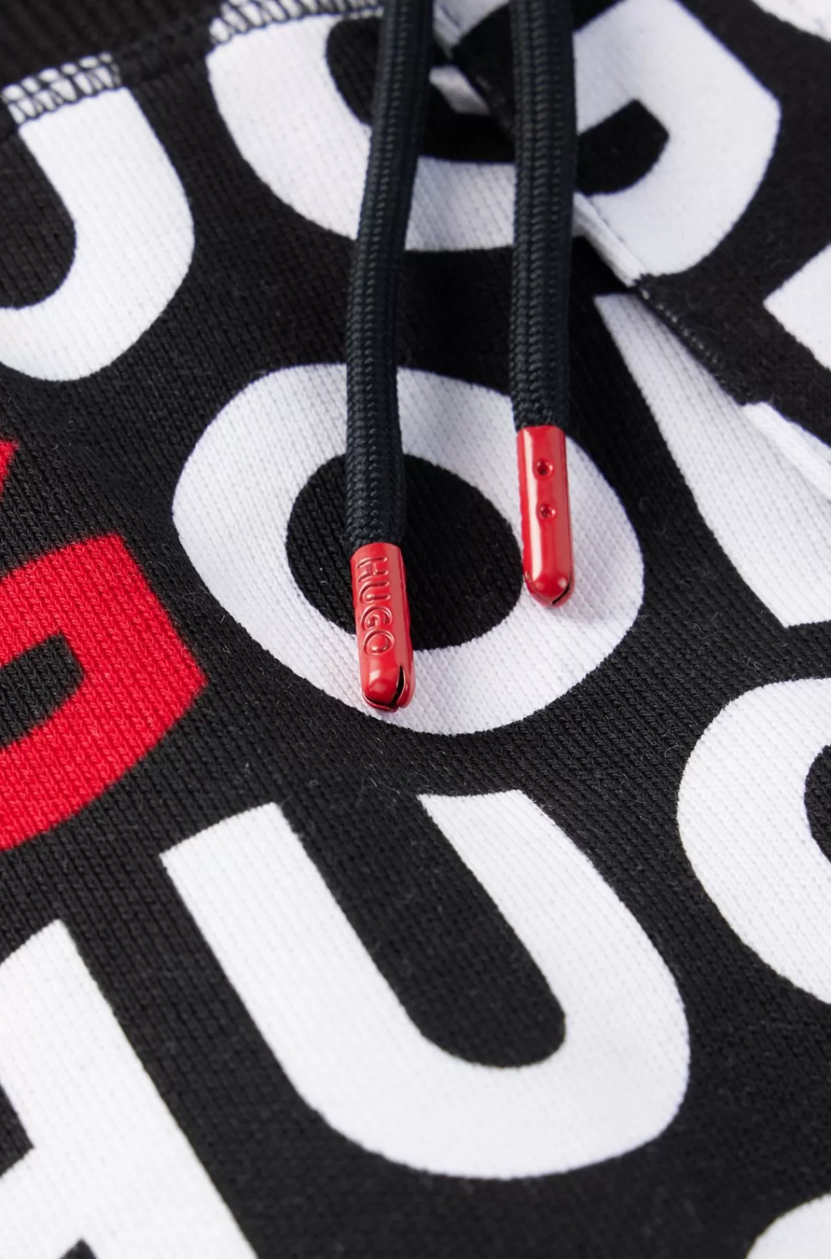 HUGO BOSS Tracksuit-bukser Til Børn I Bomuldsblanding Med Gentaget Logoprint Mønstret Best