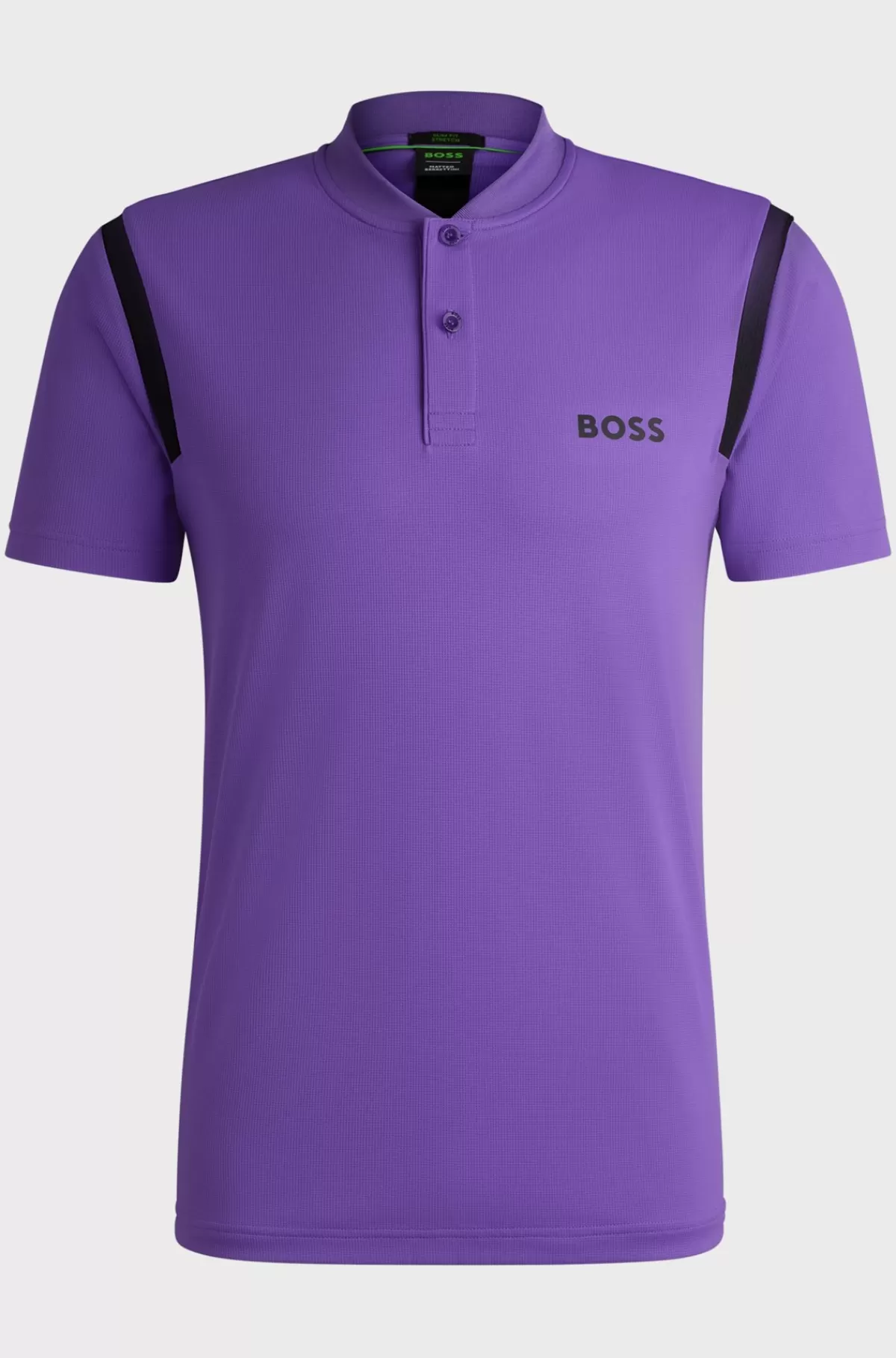 HUGO BOSS Træningspoloshirt Fra BOSS X Matteo Berrettini Med Fugttransporterende Egenskaber Lilla Store