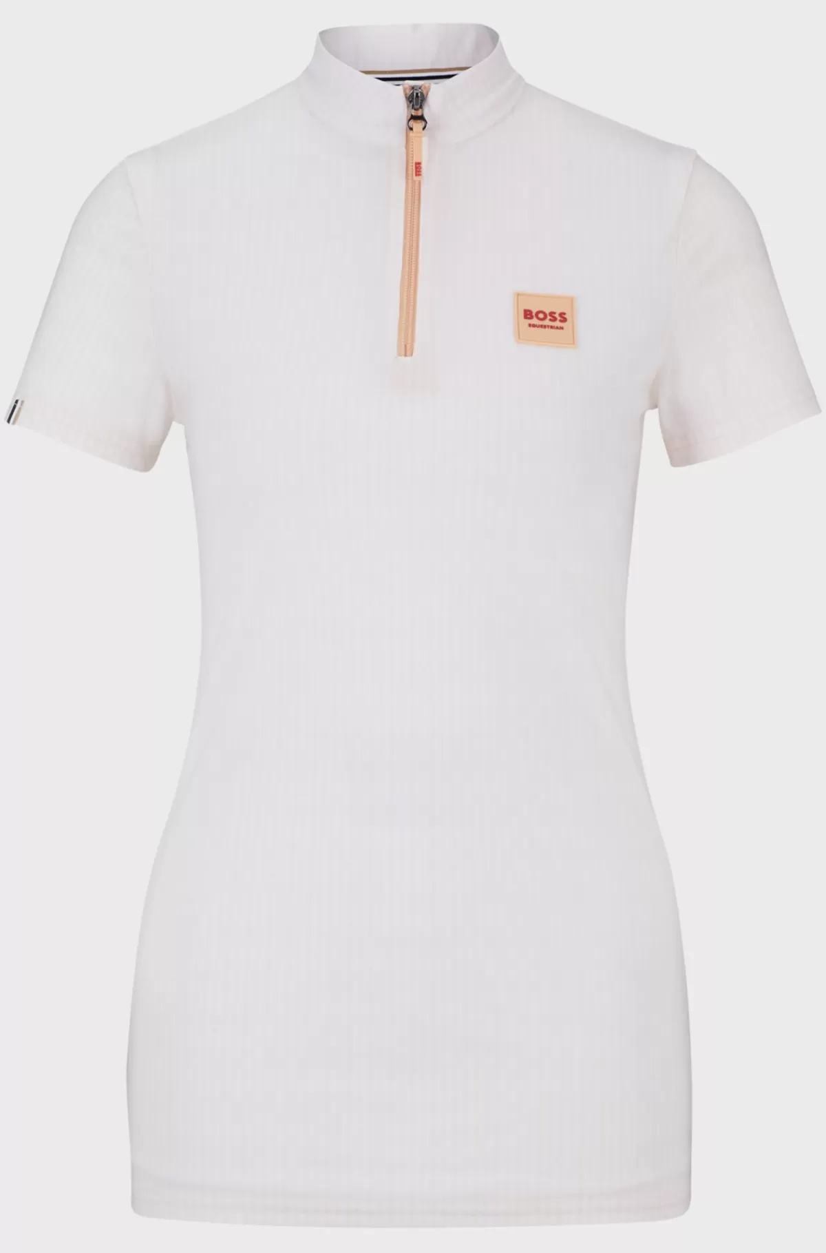 HUGO BOSS Træningsskjorte Til Hestesport Med Halve ærmer I Peach Lys orange Discount