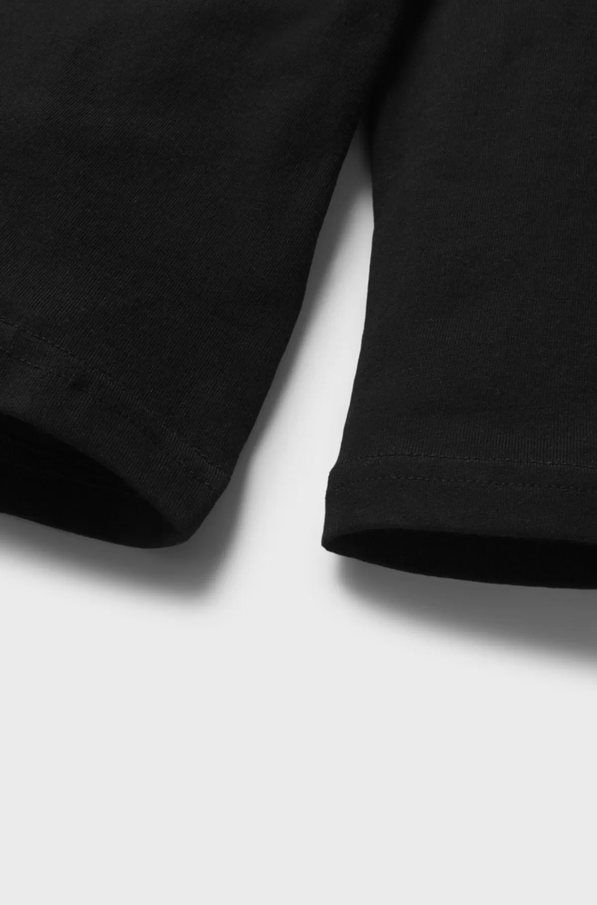 HUGO BOSS T-shirt Med Lange ærmer I Bomuld Med Logoprint Til Børn Sort Hot
