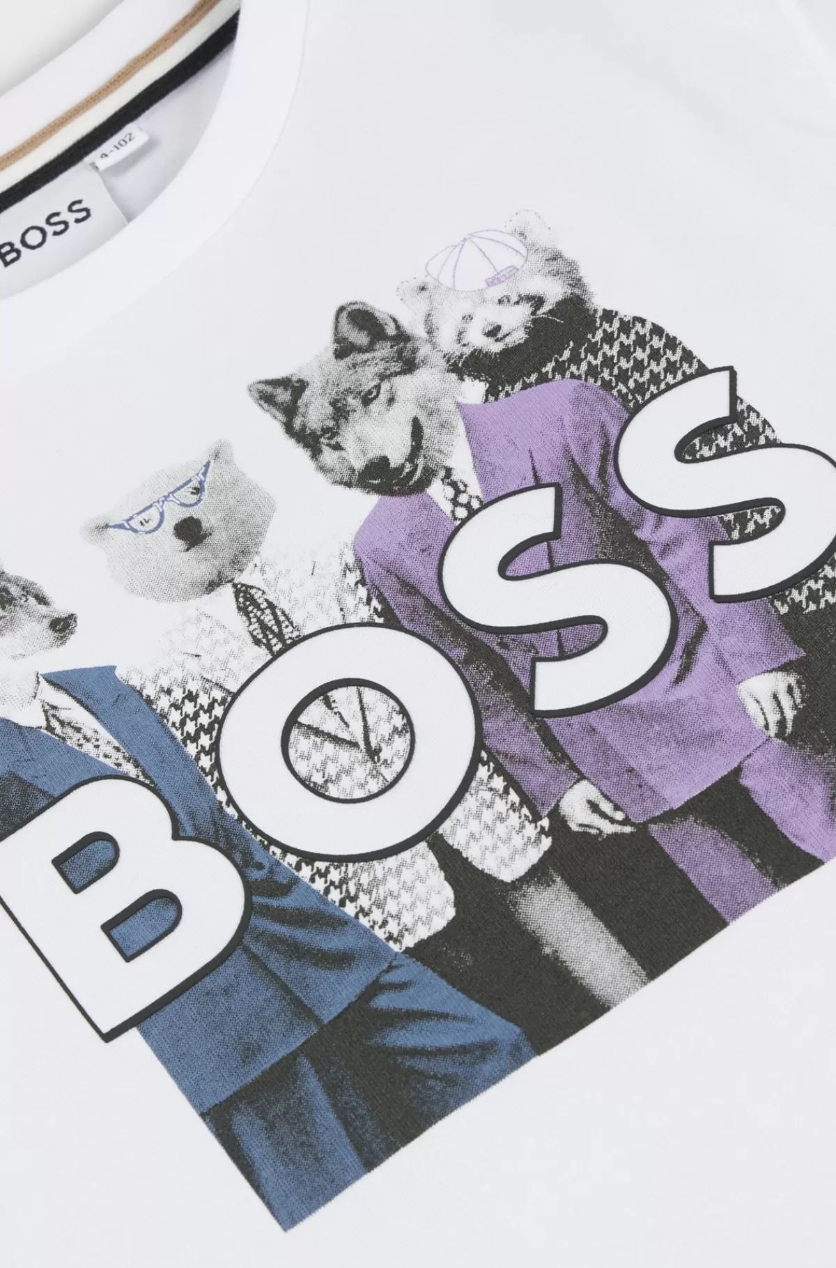 HUGO BOSS T-shirt Med Lange ærmer Og Den Nye Sæsons Grafik Til Børn Hvid Online