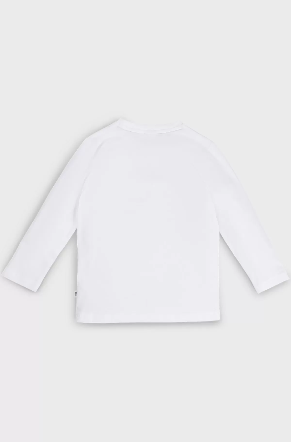 HUGO BOSS T-shirt Med Lange ærmer Og Den Nye Sæsons Grafik Til Børn Hvid Online