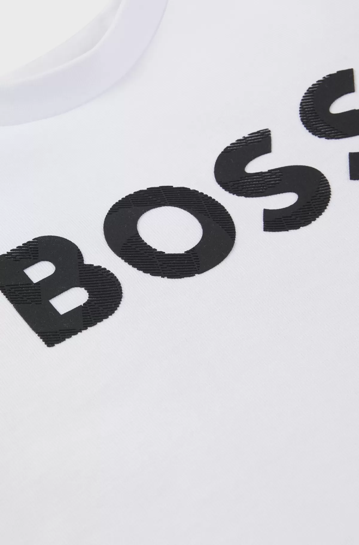 HUGO BOSS T-shirt Med Lange ærmer Til Børn I Bomuld Med Logo Hvid Fashion