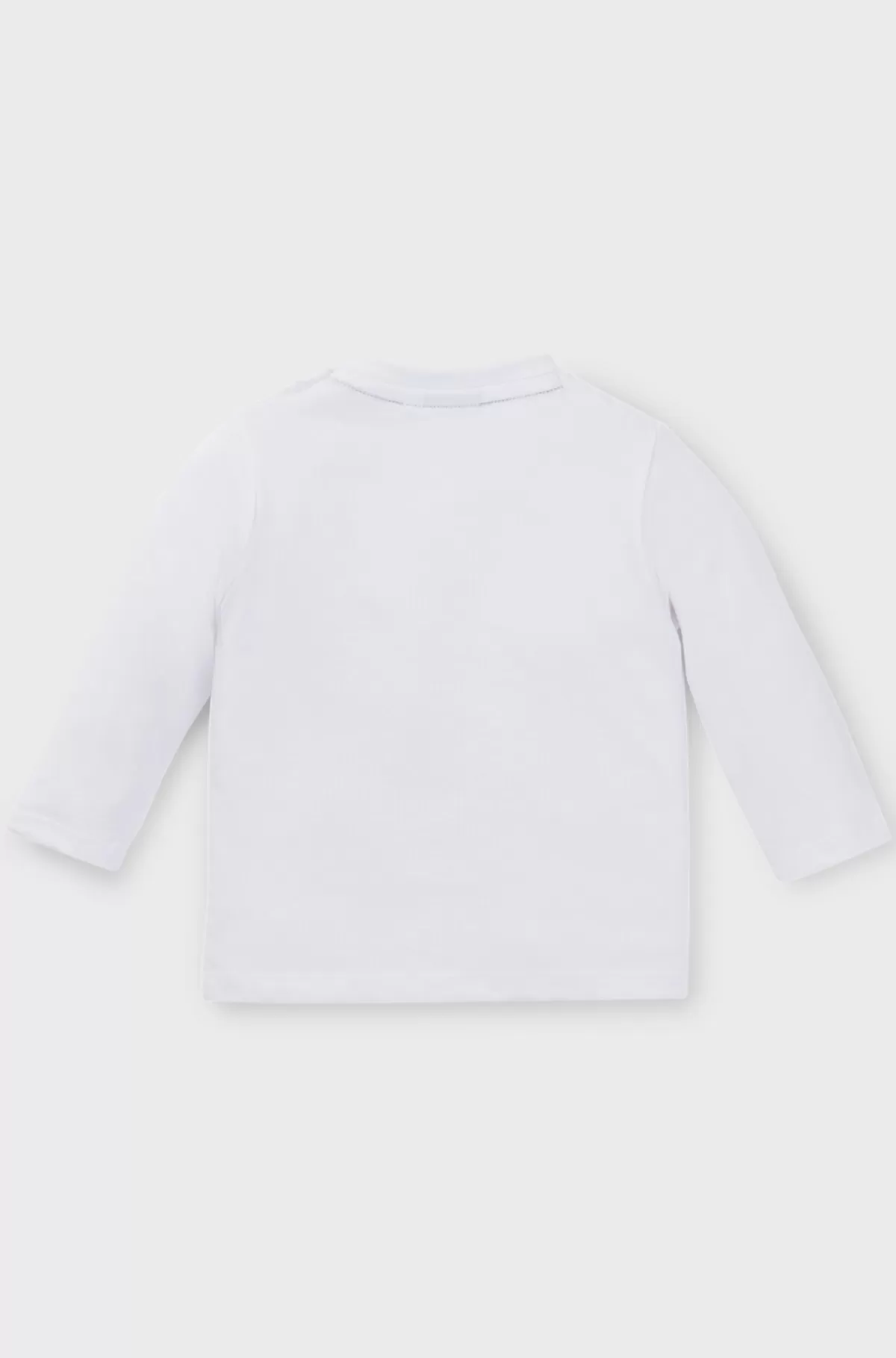 HUGO BOSS T-shirt Med Lange ærmer Til Børn I Bomuld Med Logo Hvid Fashion