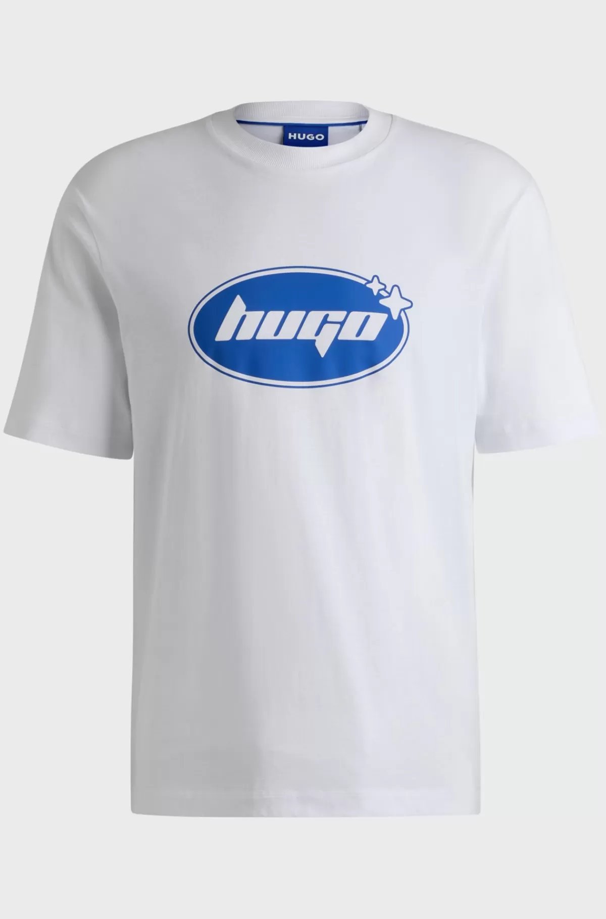 HUGO BOSS T-shirt Med Regular Fit I Bomuldsjersey Og Med Logo, Der Matcher Sæsonen Hvid Cheap