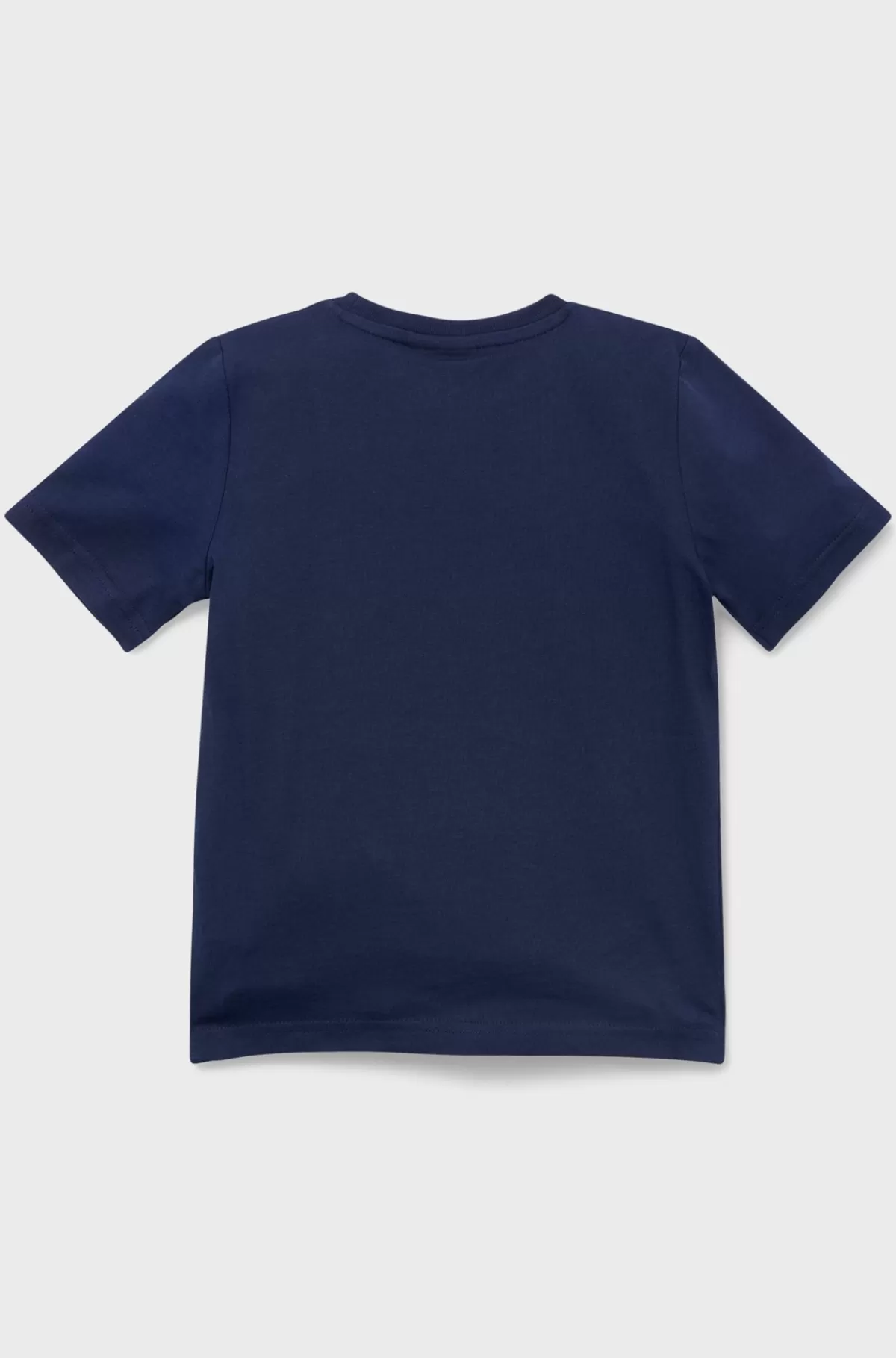 HUGO BOSS T-shirt Til Børn Med Regular Fit I Bomuld Med Logoprint Mørkeblå Best Sale