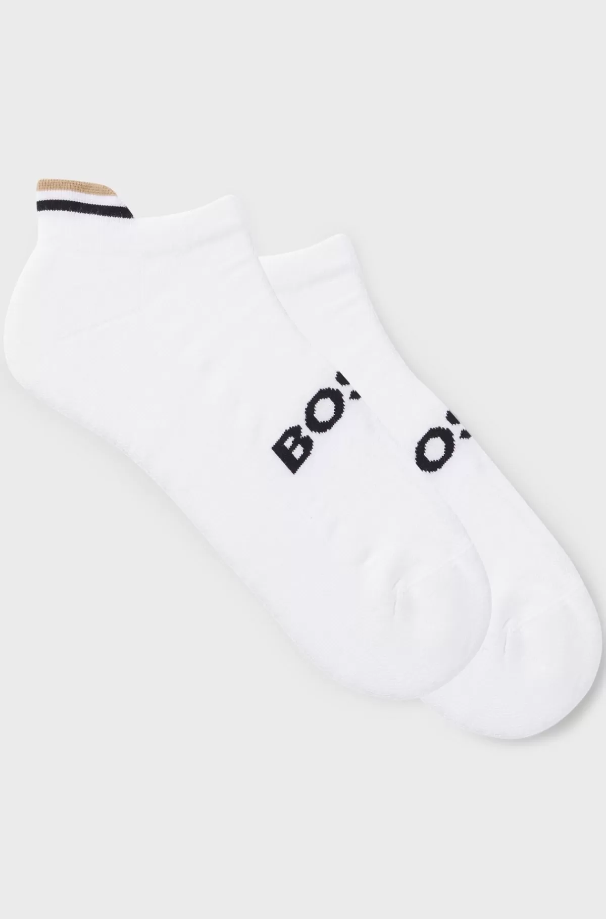 HUGO BOSS Two-pack Of Ankle Socks With Logo Details Hvid Fashion