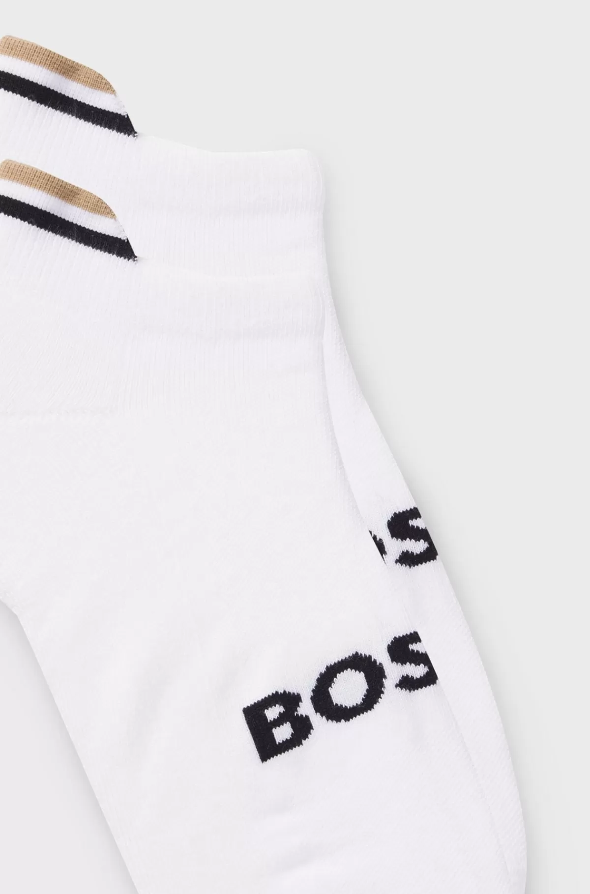 HUGO BOSS Two-pack Of Ankle Socks With Logo Details Hvid Fashion