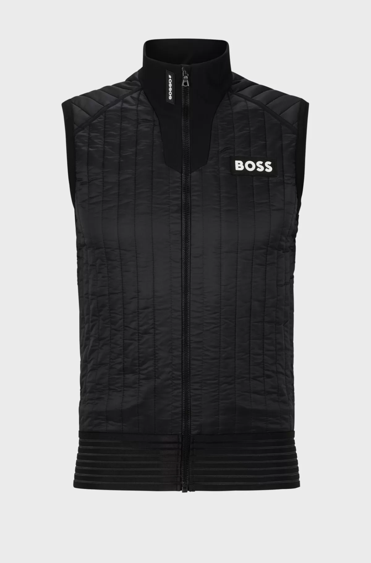 HUGO BOSS Vest I Slim Fit Med Isolerende Fyld Fra BOSS X ASSOS Sort Flash Sale