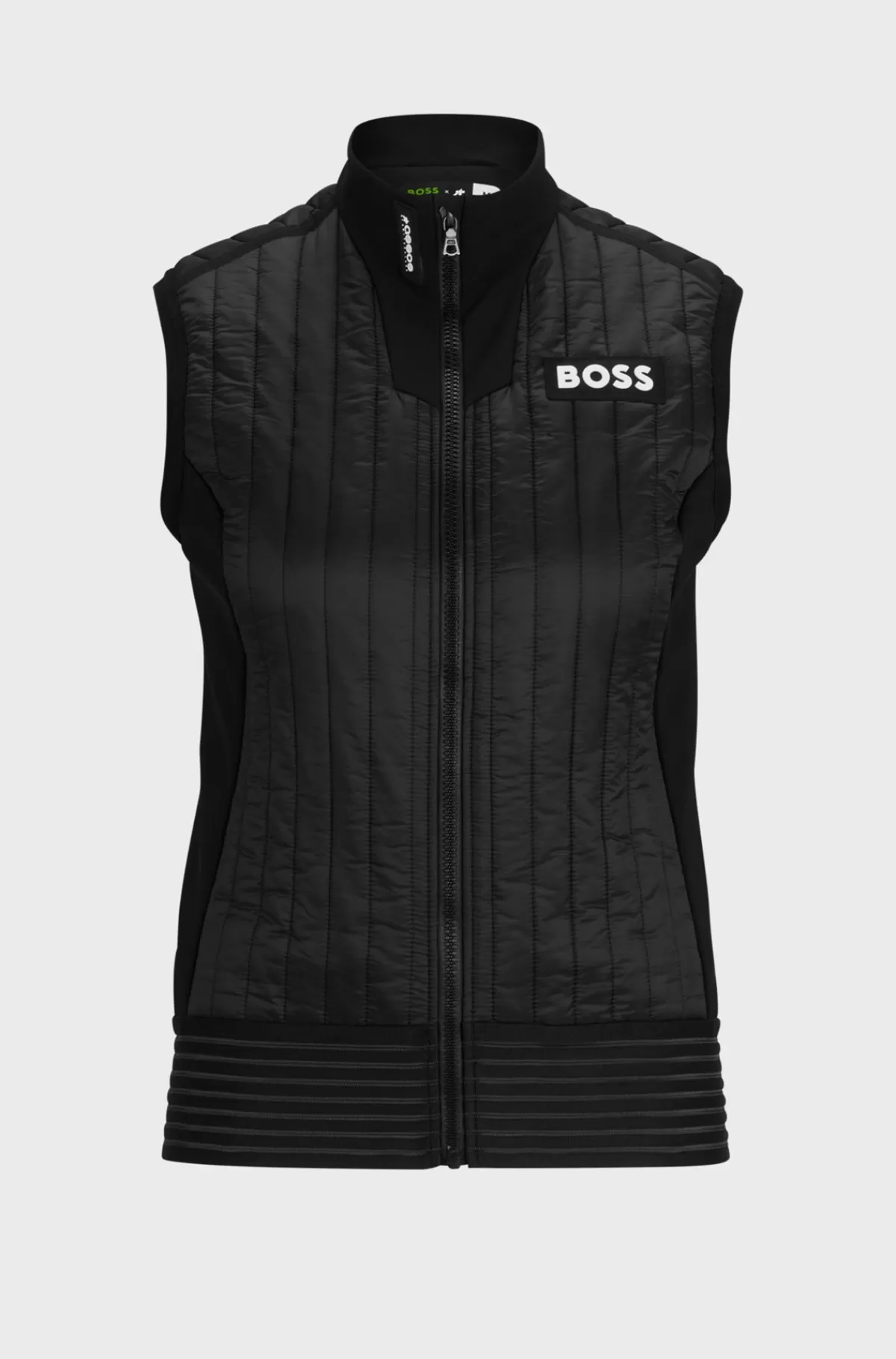 HUGO BOSS Vest I Vandskyende Materiale Med Isolerende Fyld Fra BOSS X ASSOS Sort Discount